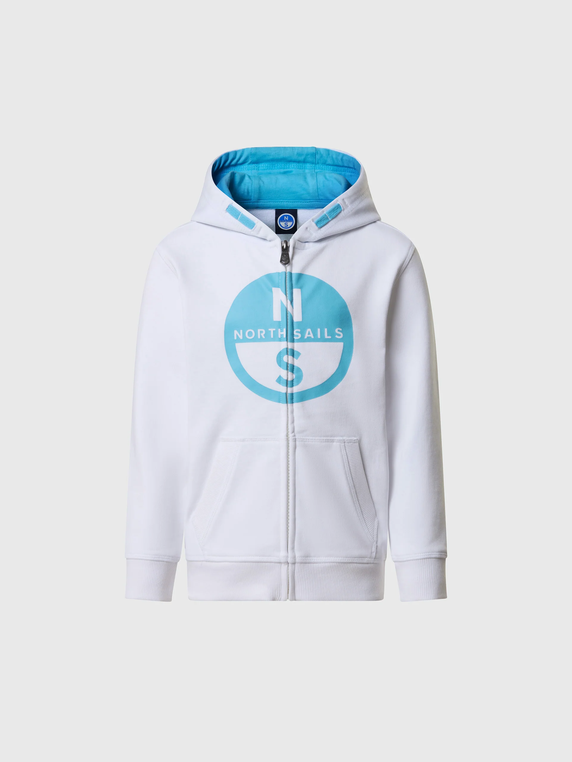 Full-zip hoodie with maxi logo print - Image 3