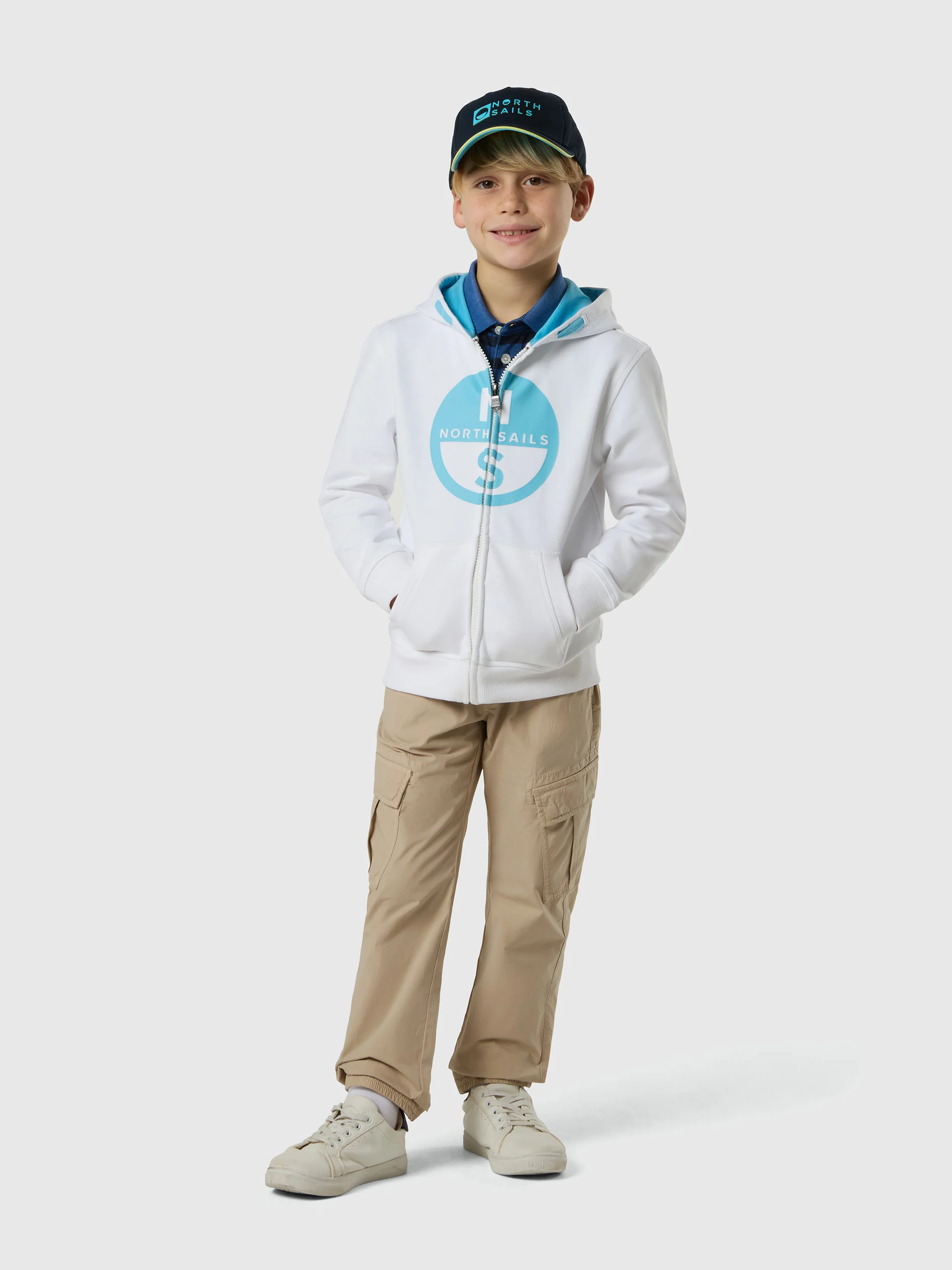 Full-zip hoodie with maxi logo print - Image 5