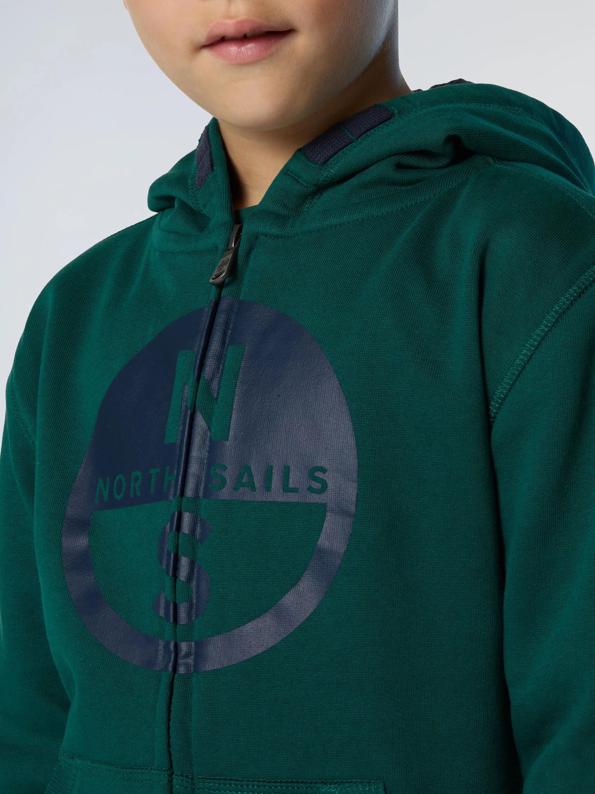Full-zip hoodie with maxi logo - Image 13