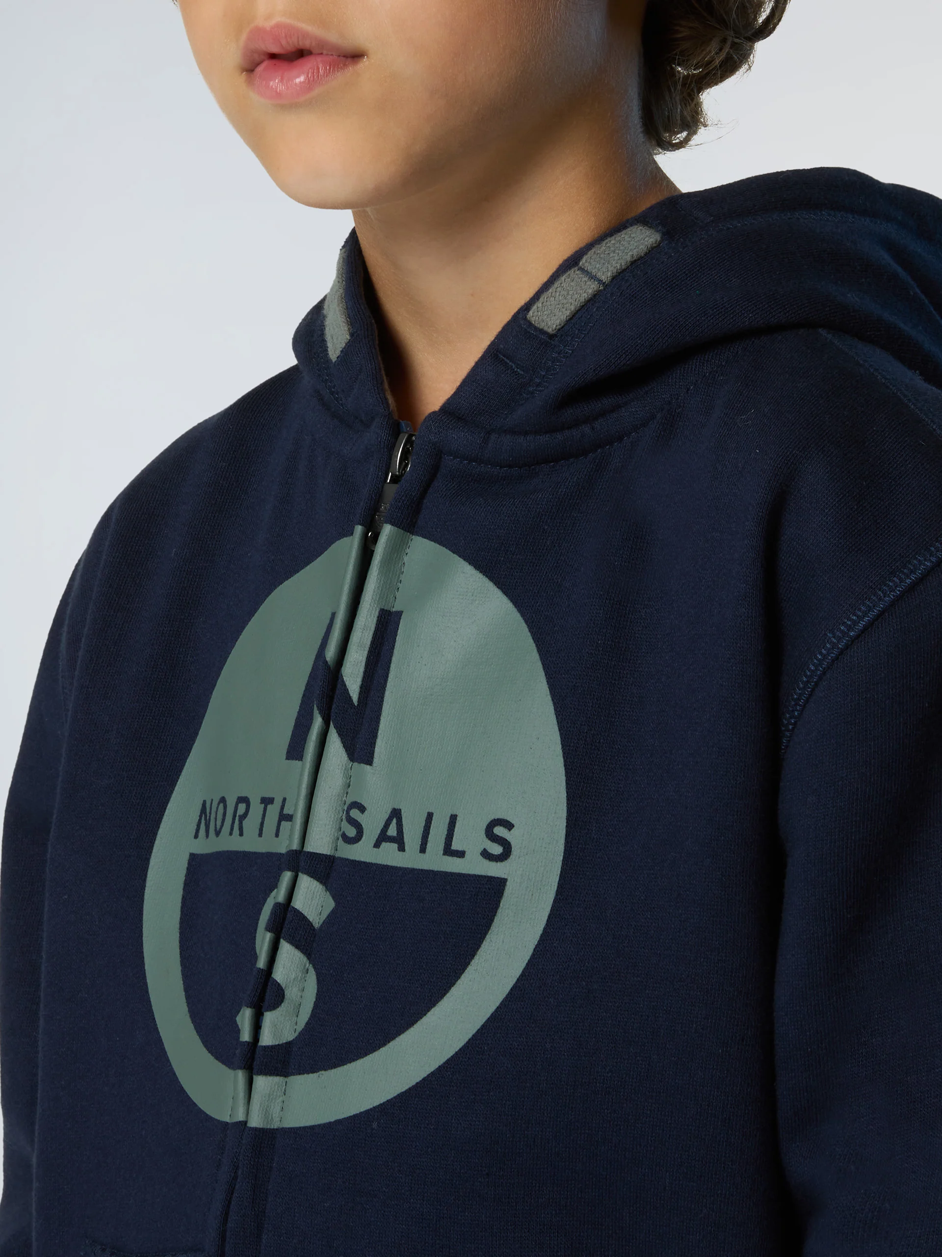 Full-zip hoodie with maxi logo - Image 20