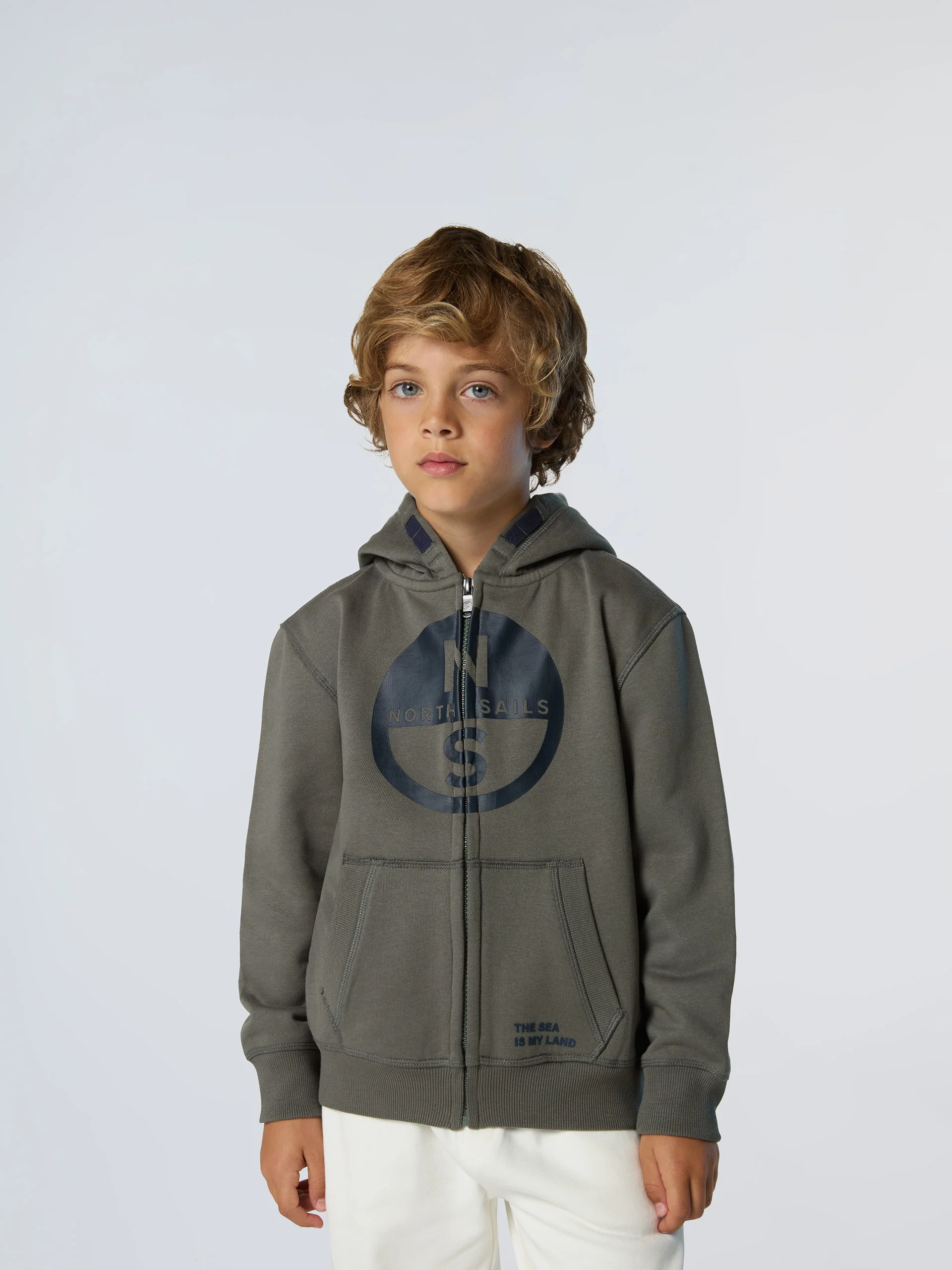 Full-zip hoodie with maxi logo - Image 29
