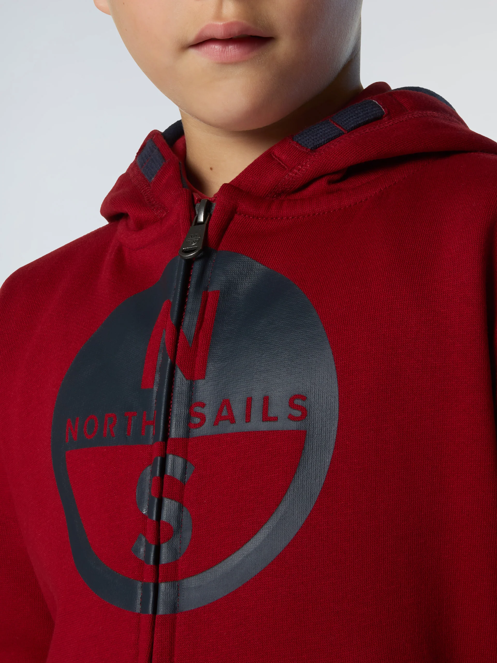 Full-zip hoodie with maxi logo - Image 6
