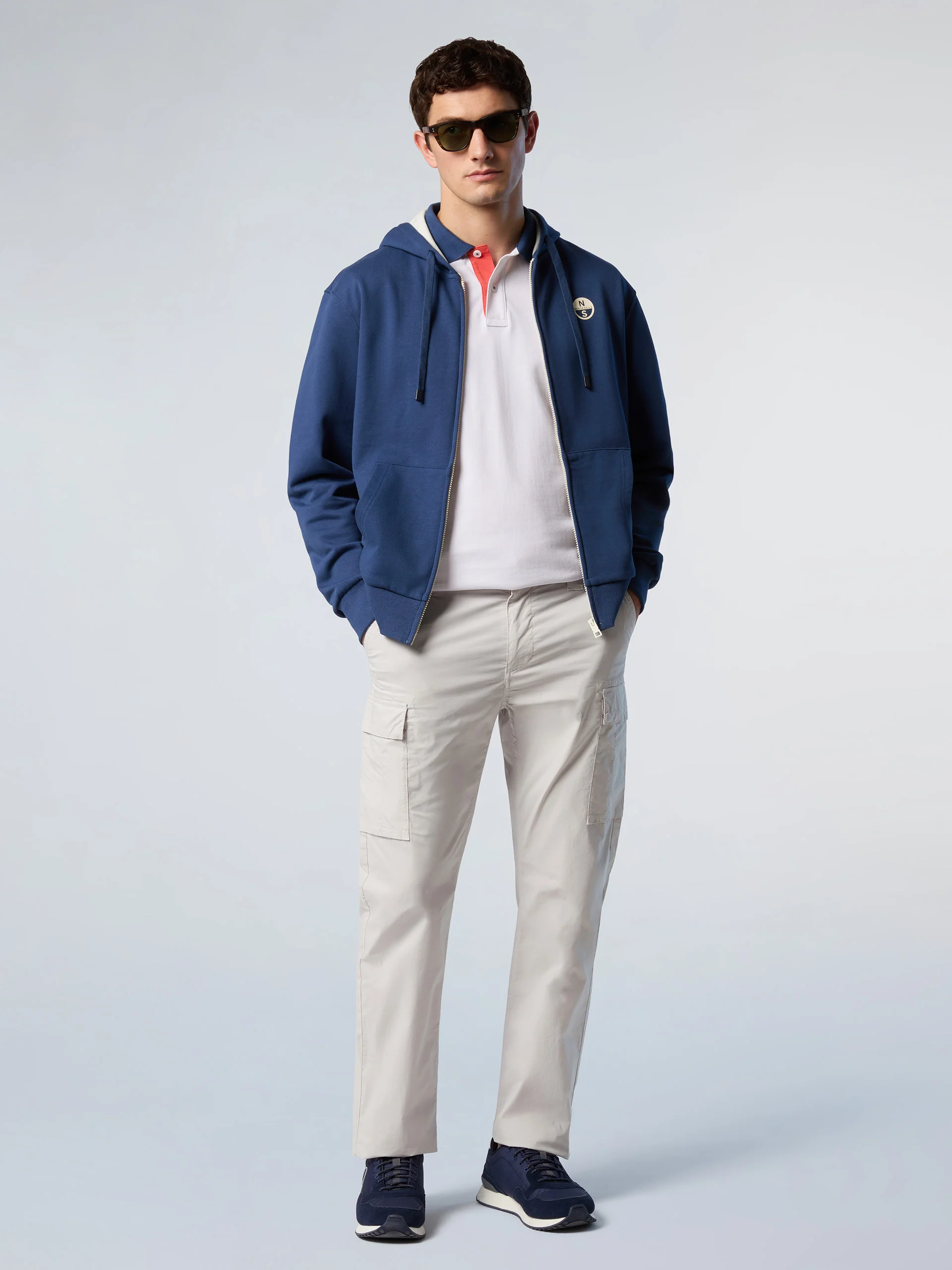 Full-zip hoodie with logo patch - Image 17