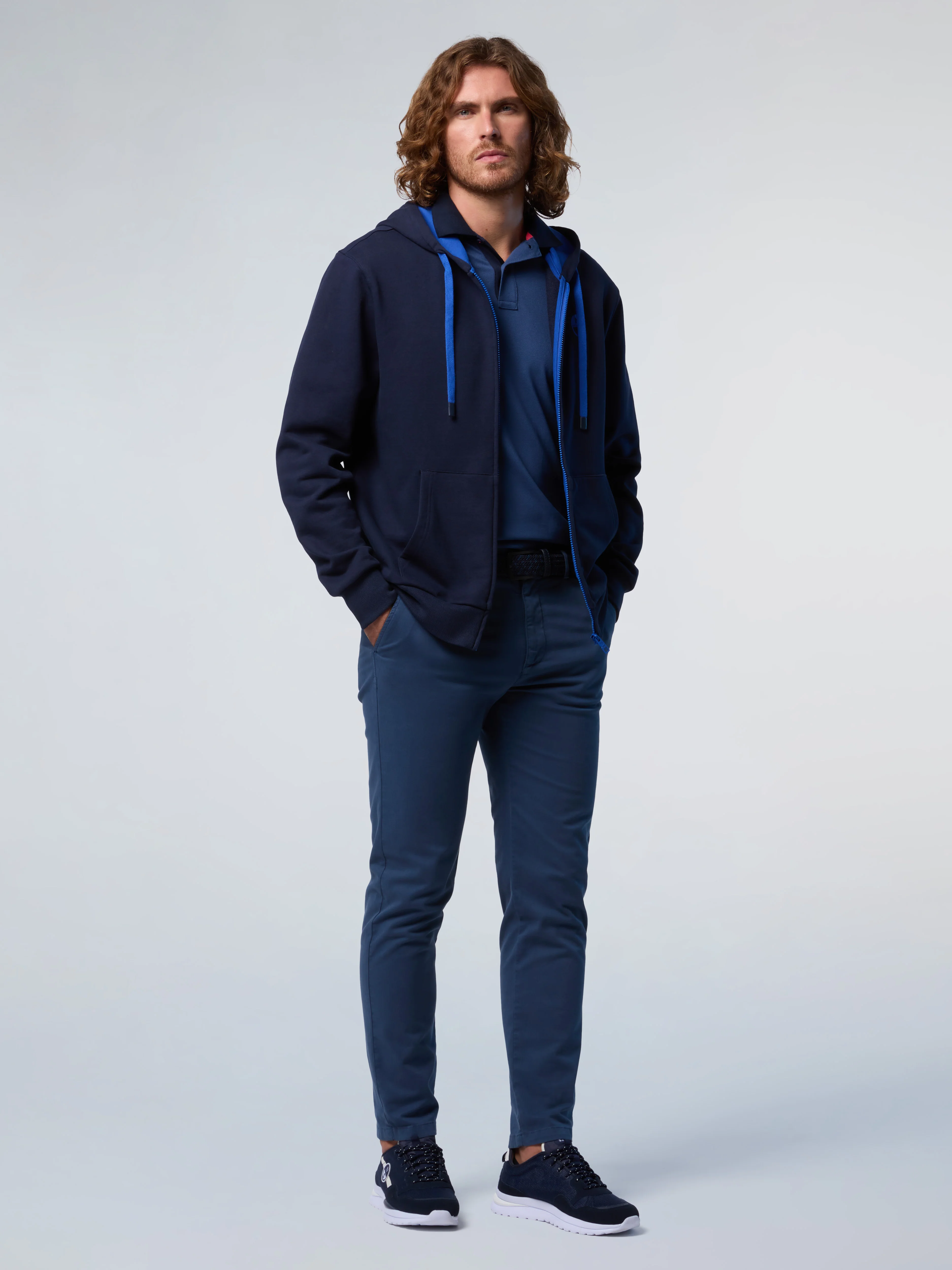 Full-zip hoodie with logo patch - Image 23