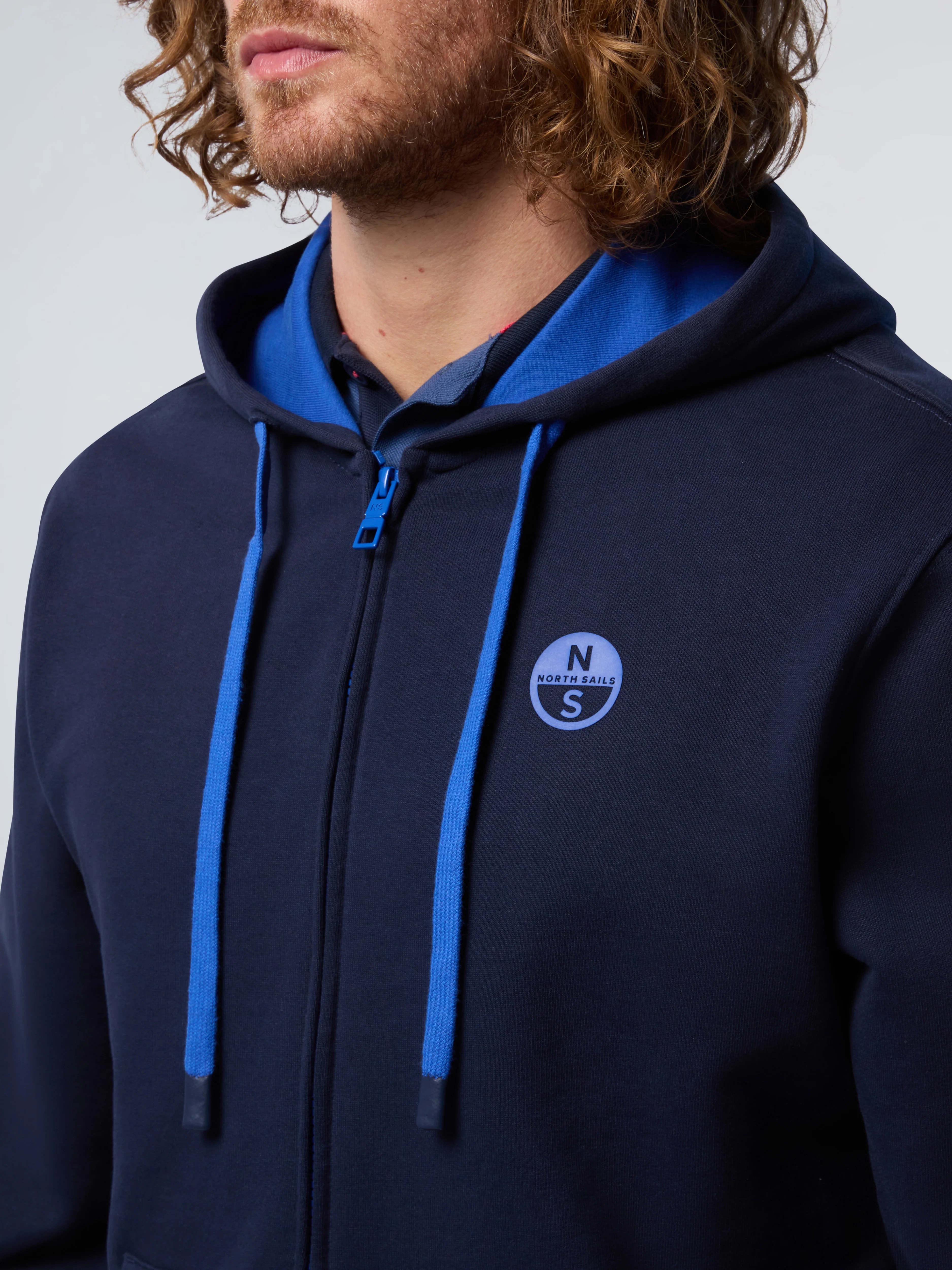 Full-zip hoodie with logo patch - Image 24