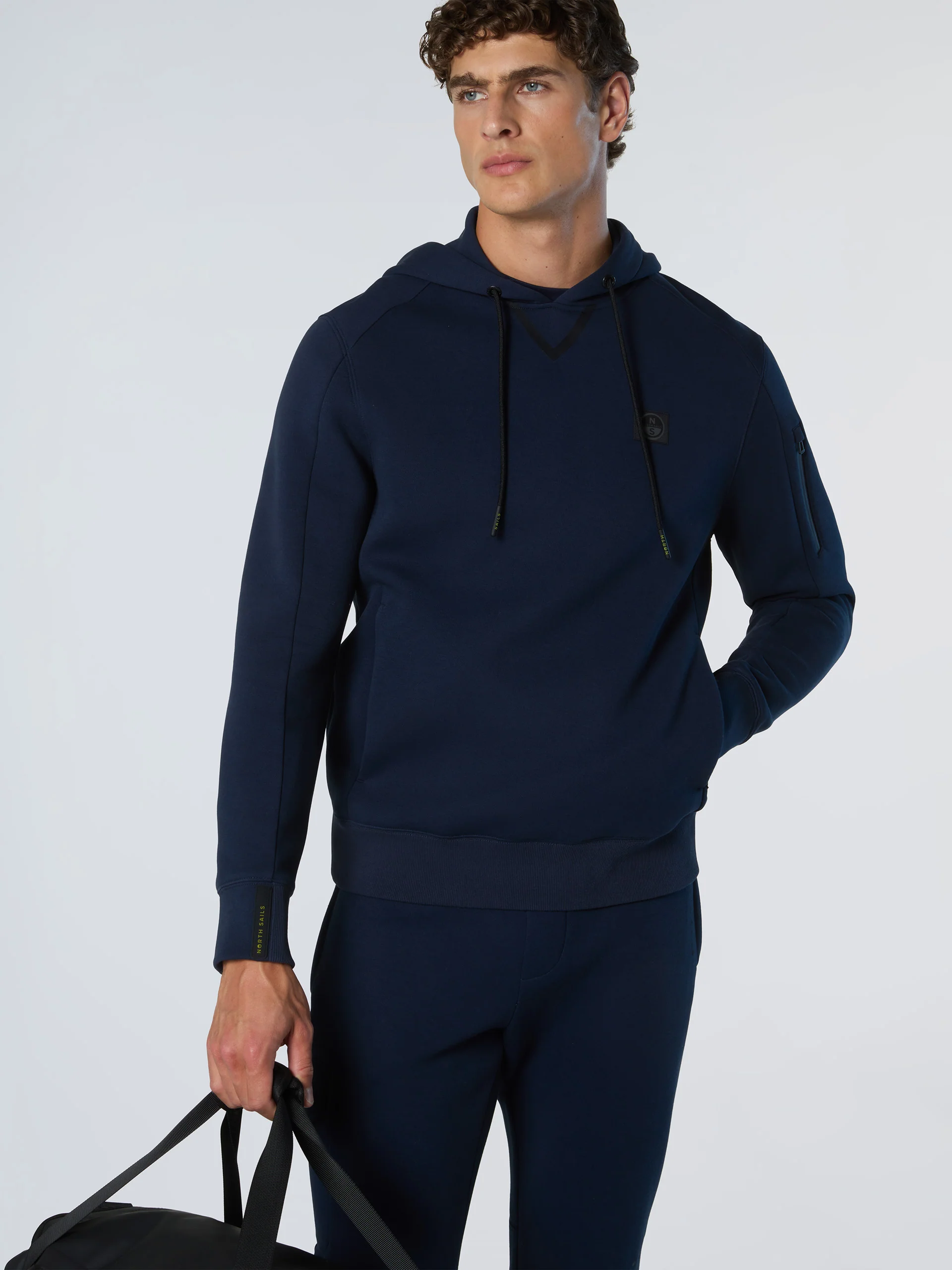 Piqué scuba hoodie - Image 10