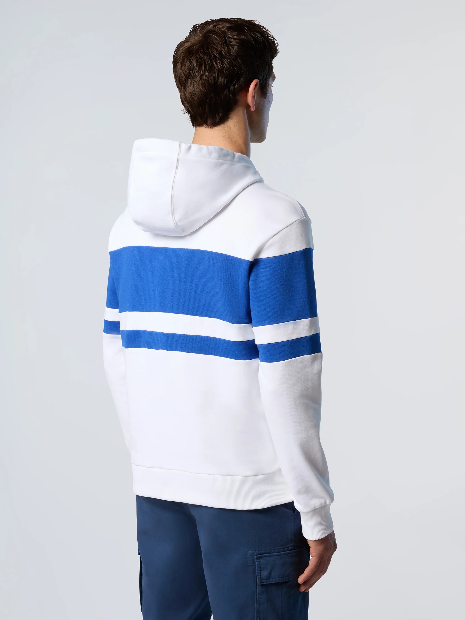 Hoodie with front stripes - Image 4
