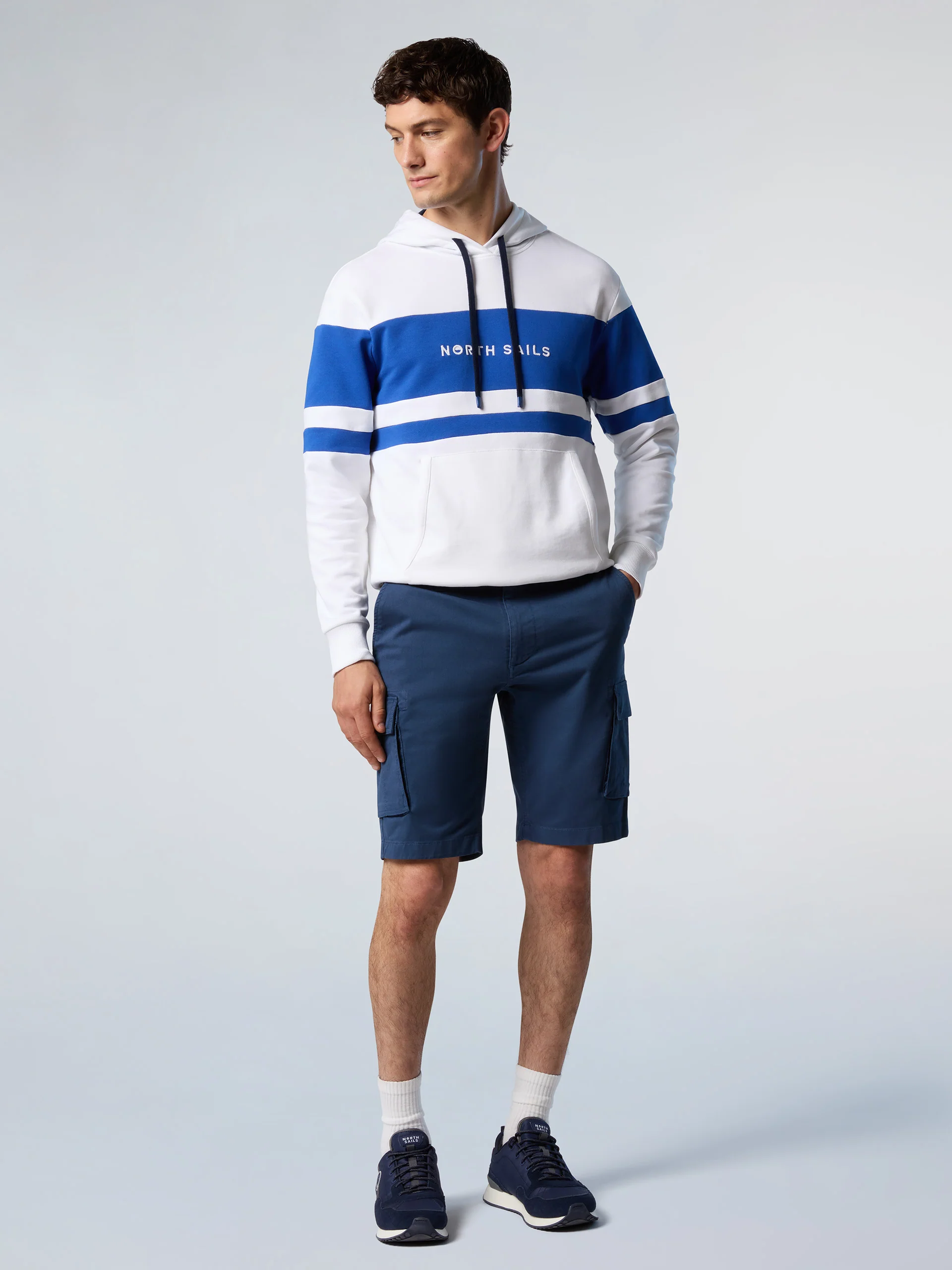 Hoodie with front stripes - Image 5