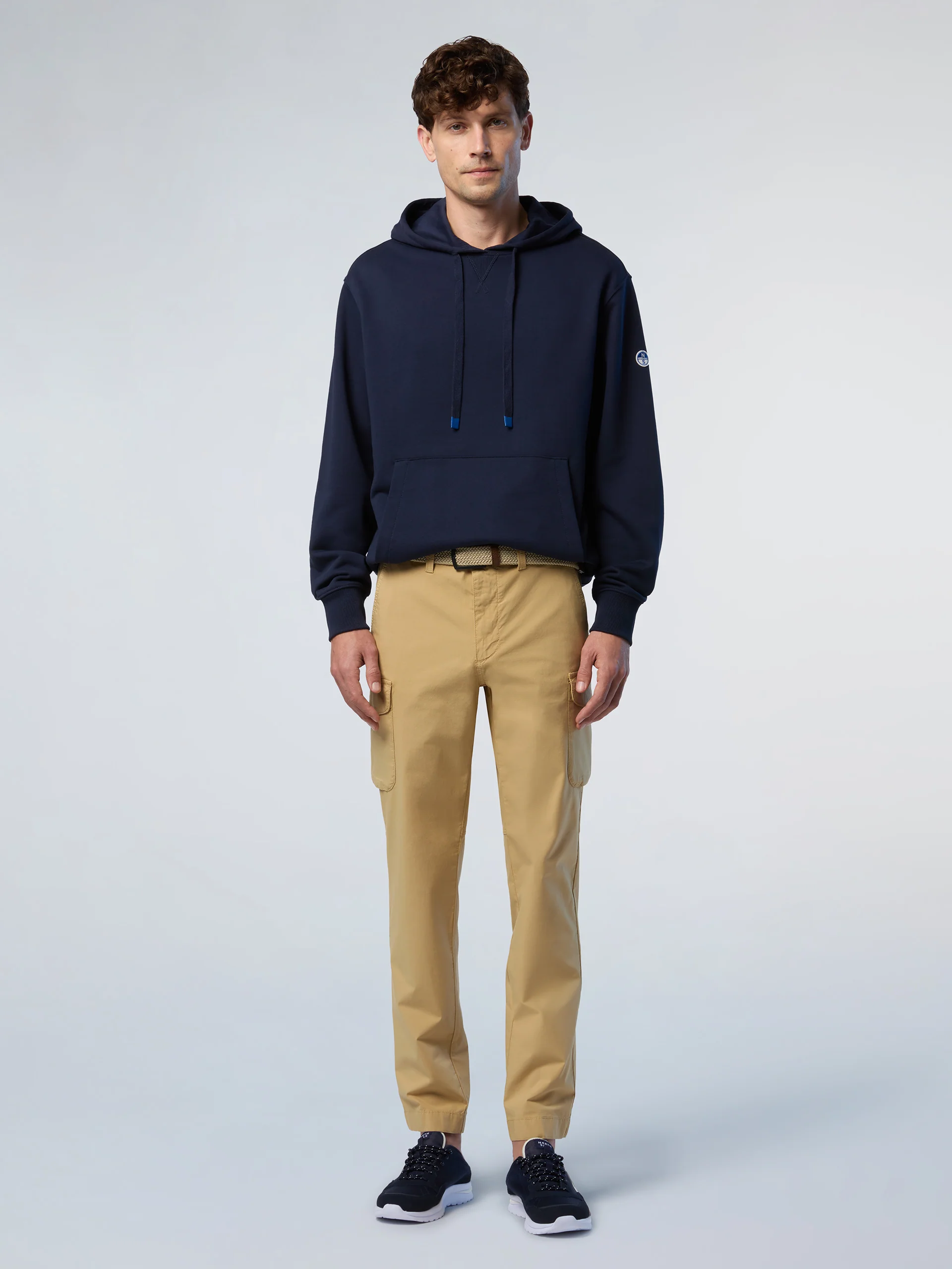 Hoodie with side ribbing - Image 5