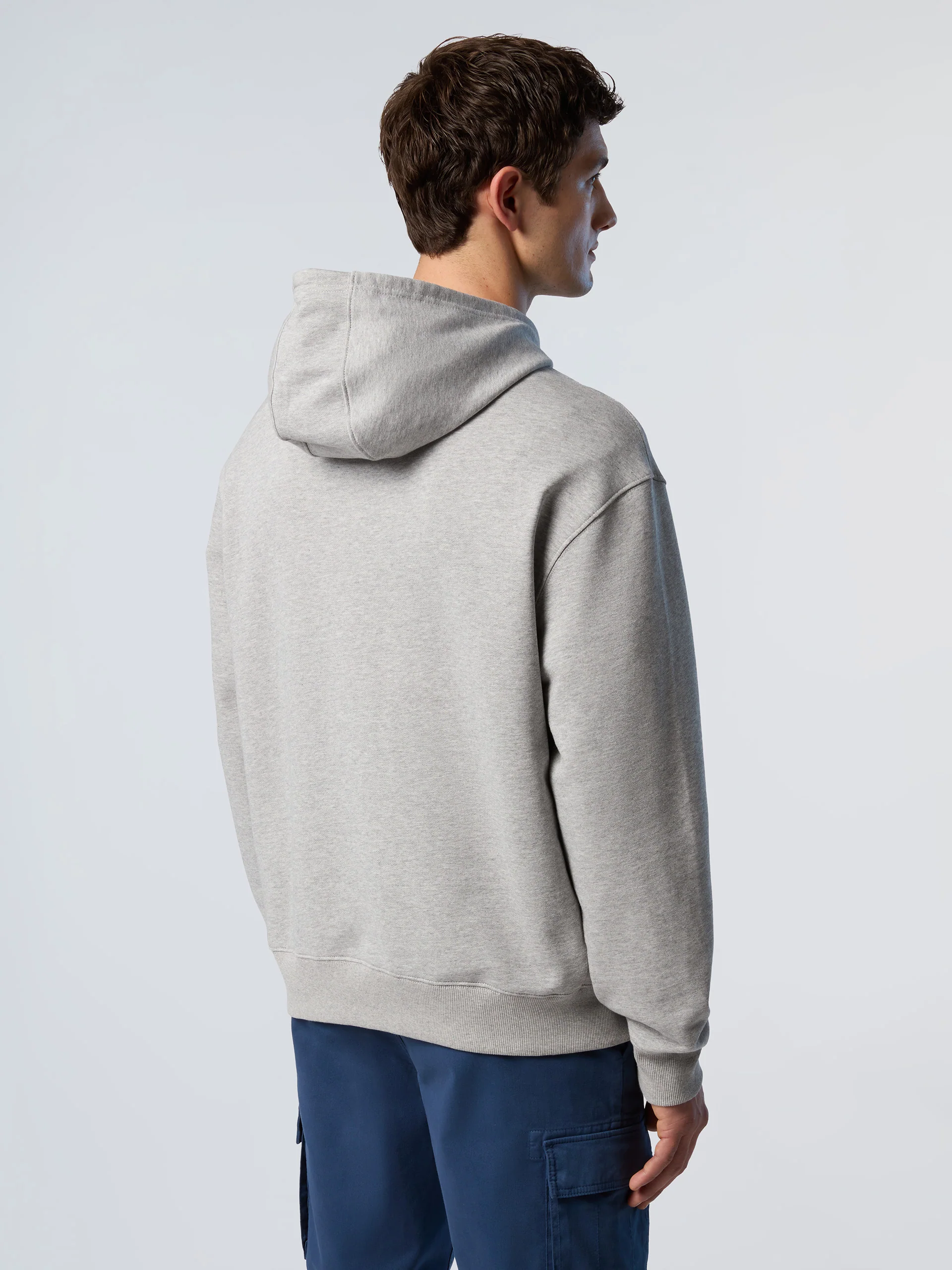 Hoodie with side ribbing - Image 4