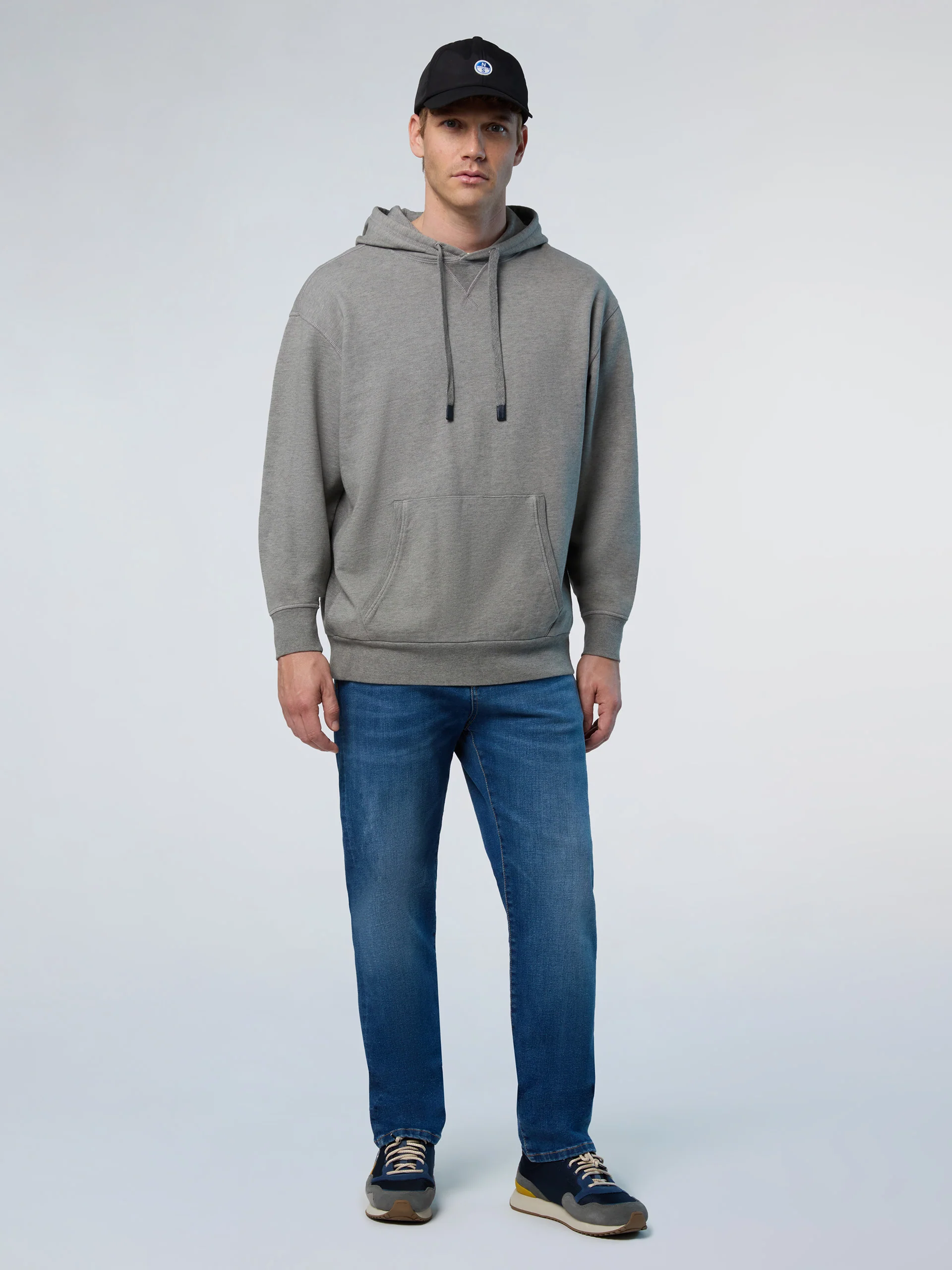 Hoodie with side ribbing - Image 7