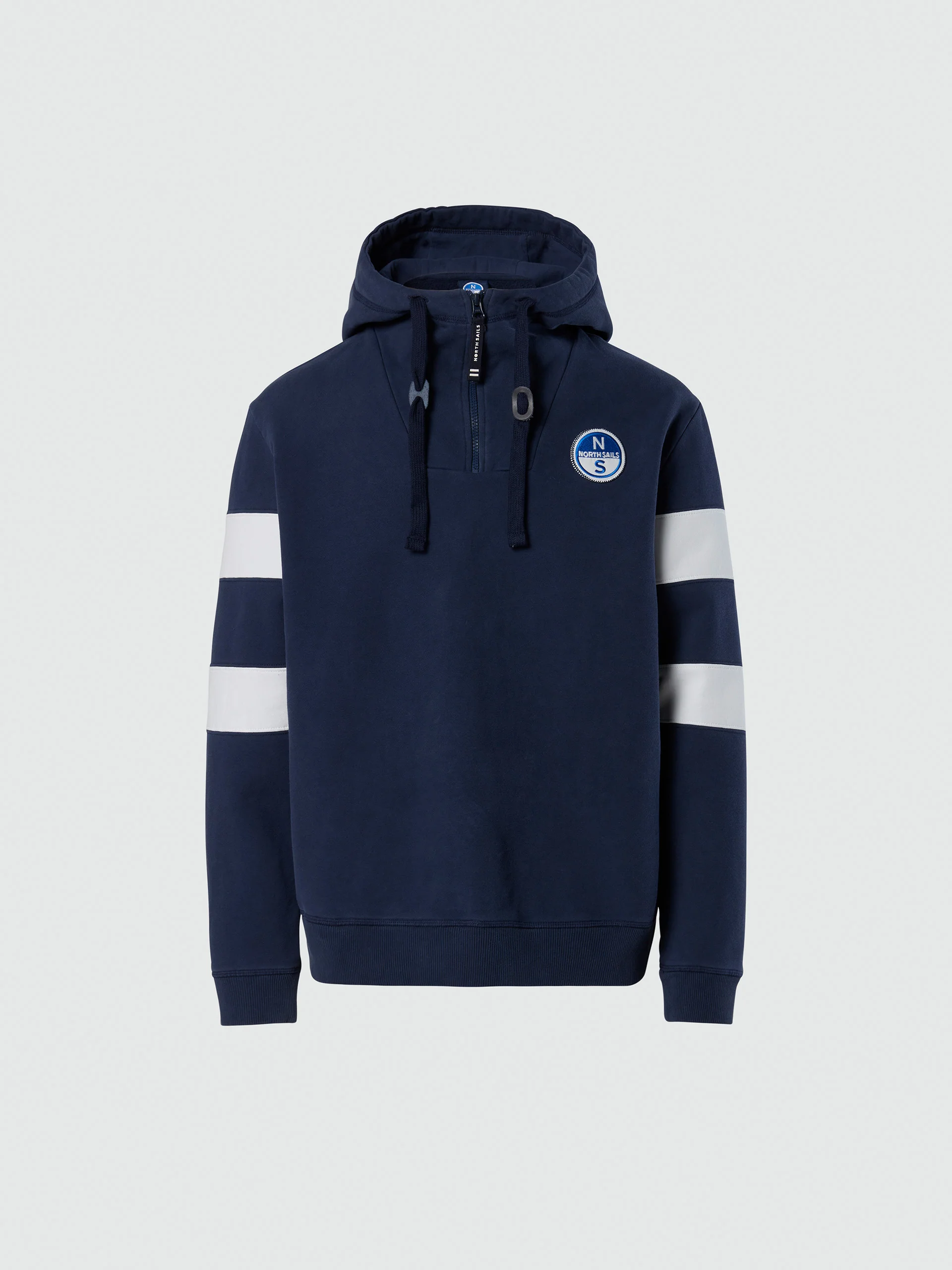 Hoodie with sleeve stripes - Image 9