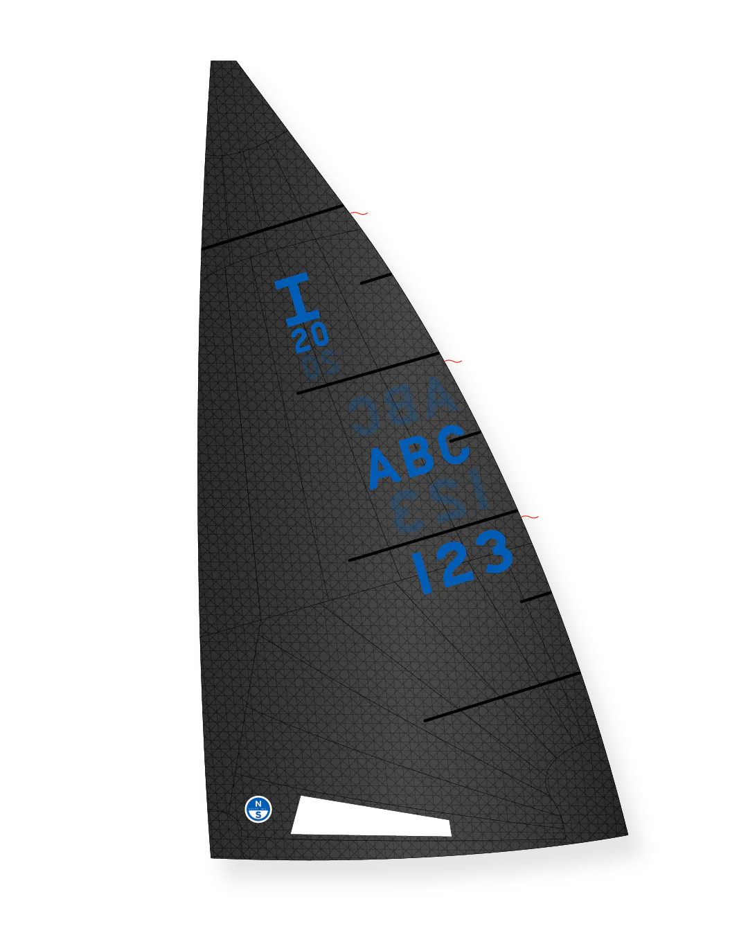 INLAND 20 SCOW RADIAL MAINSAIL