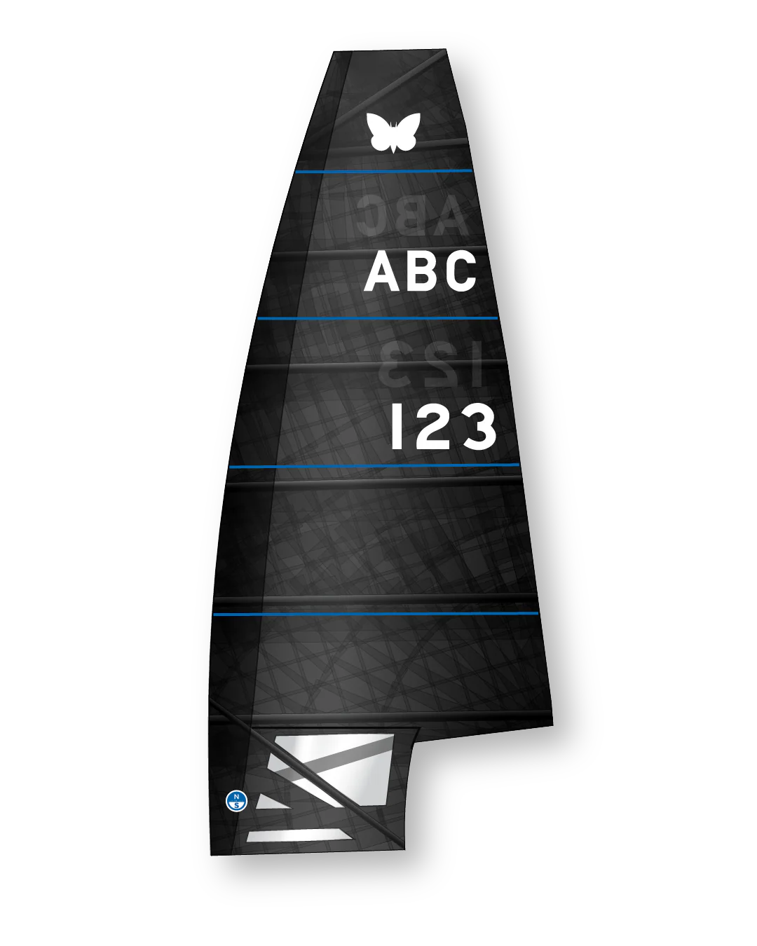 INTERNATIONAL MOTH BLUE MAINSAIL