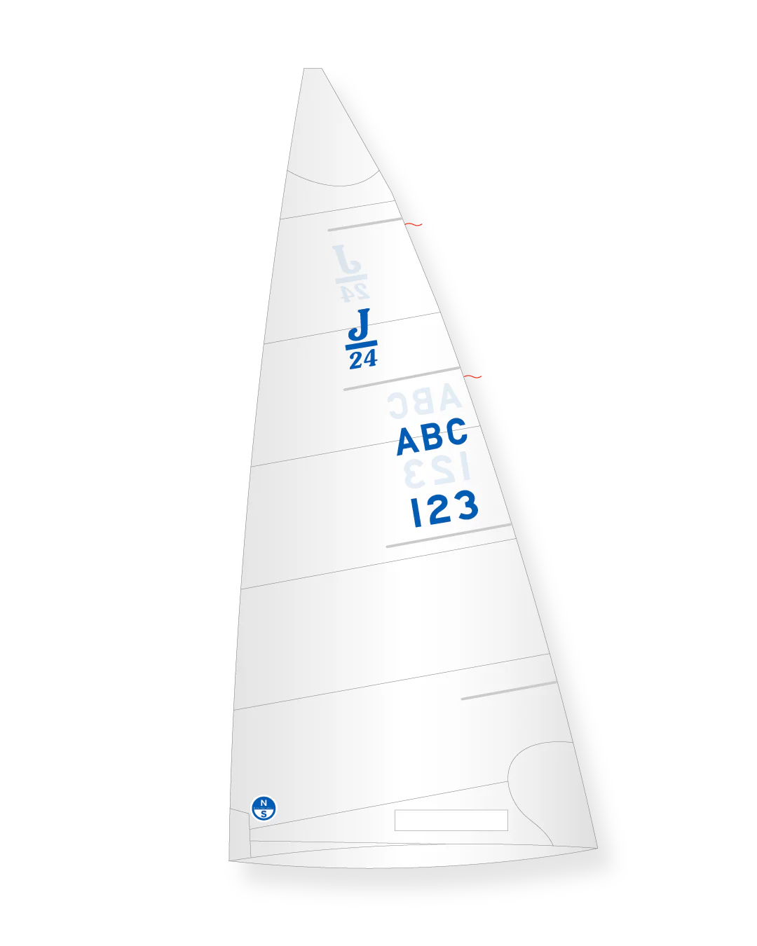 J-24 BLUE RIBBON MAINSAIL