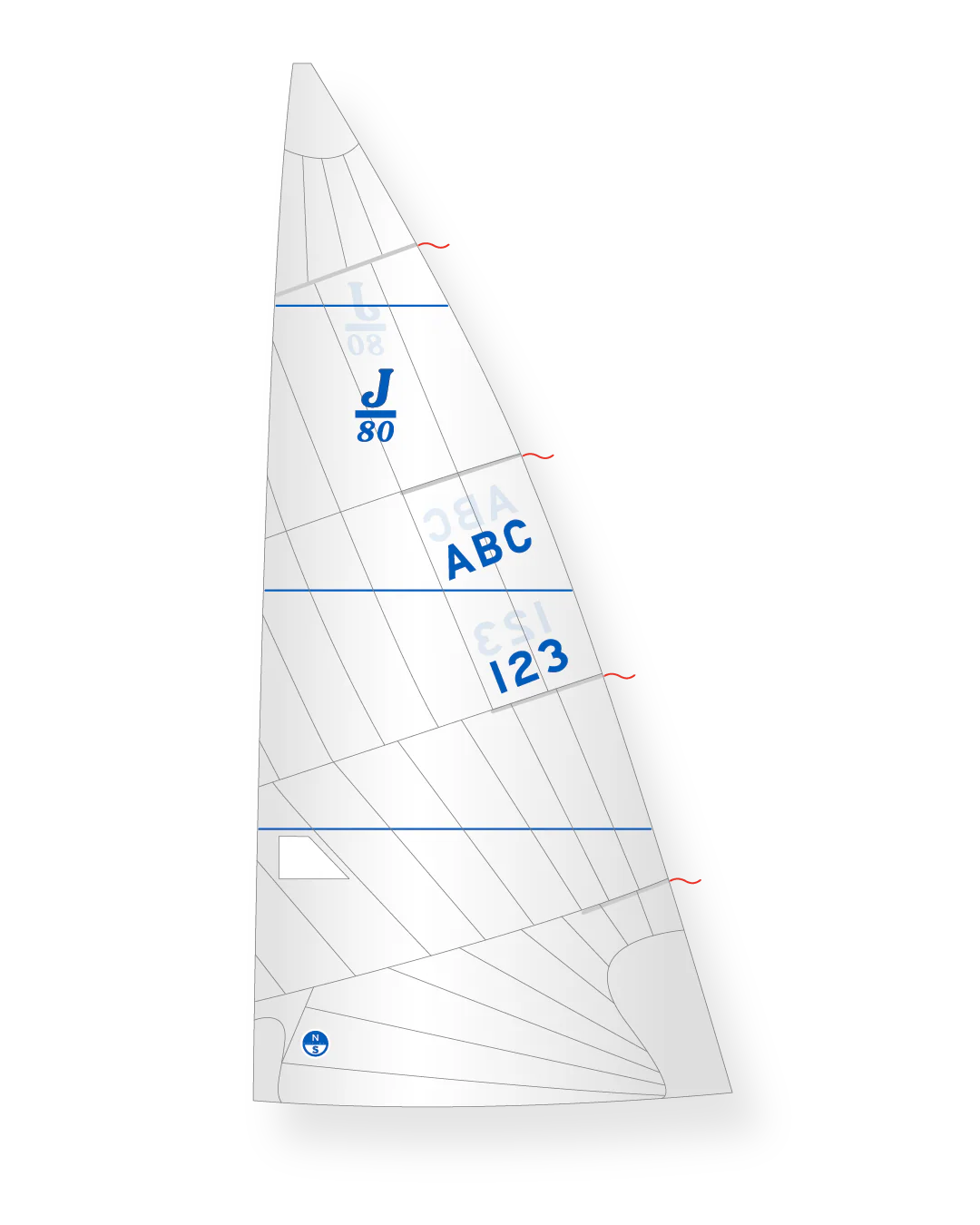 J-80 T-6R MAINSAIL