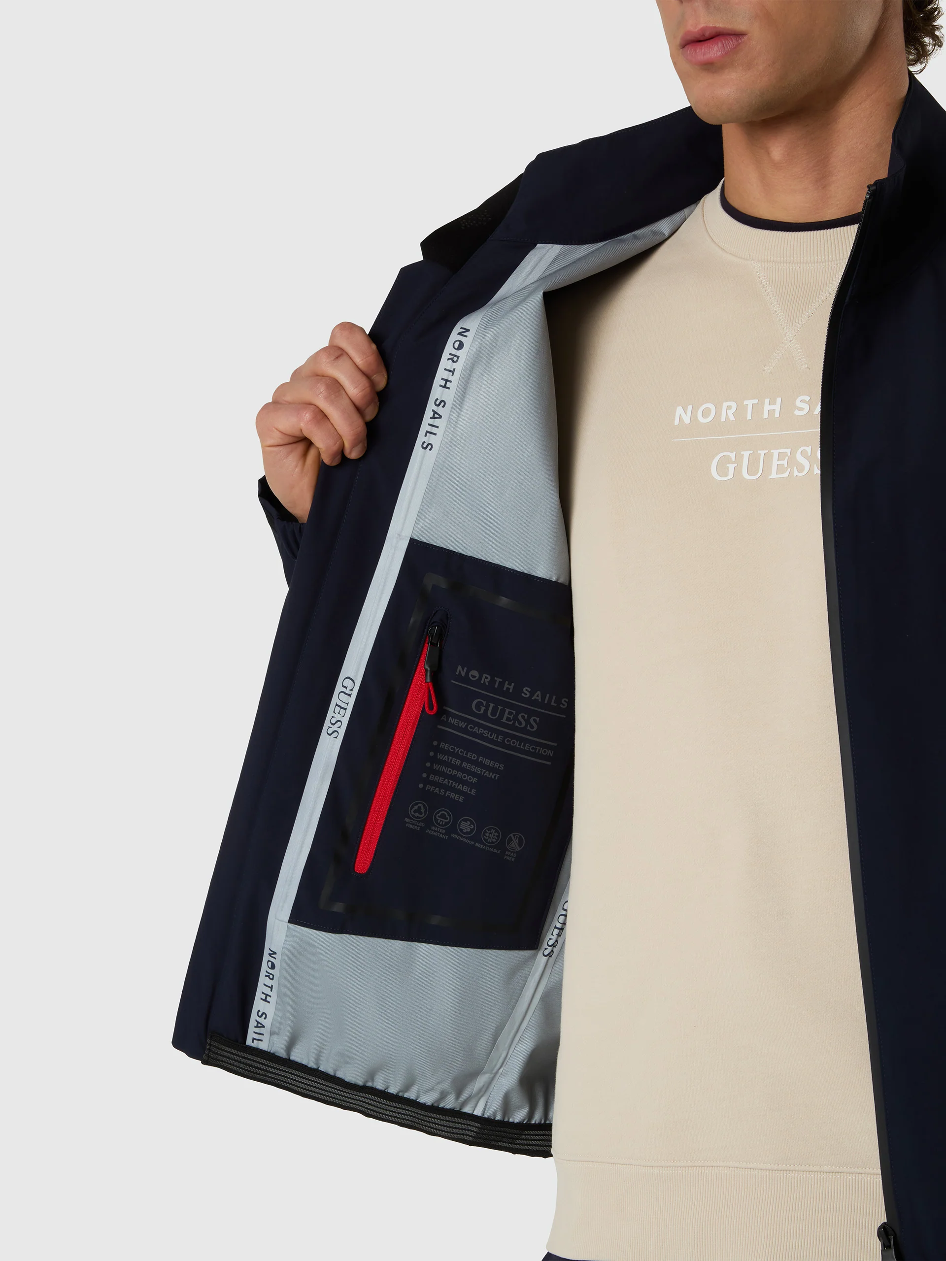 GUESS X NORTH SAILS JACKET - Image 15