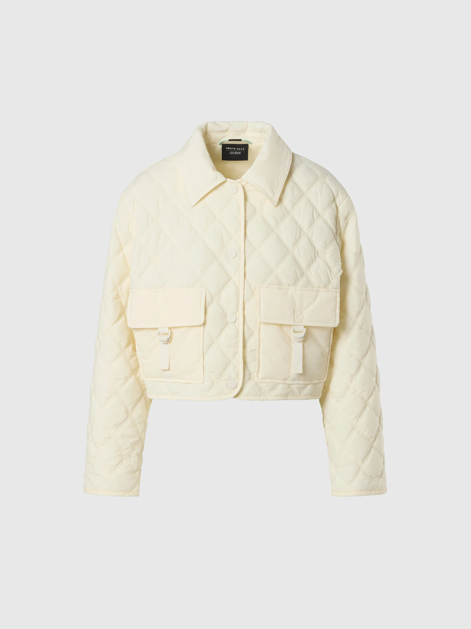 GUESS X NORTH SAILS QUILTED CROPPED JACKET - Image 6