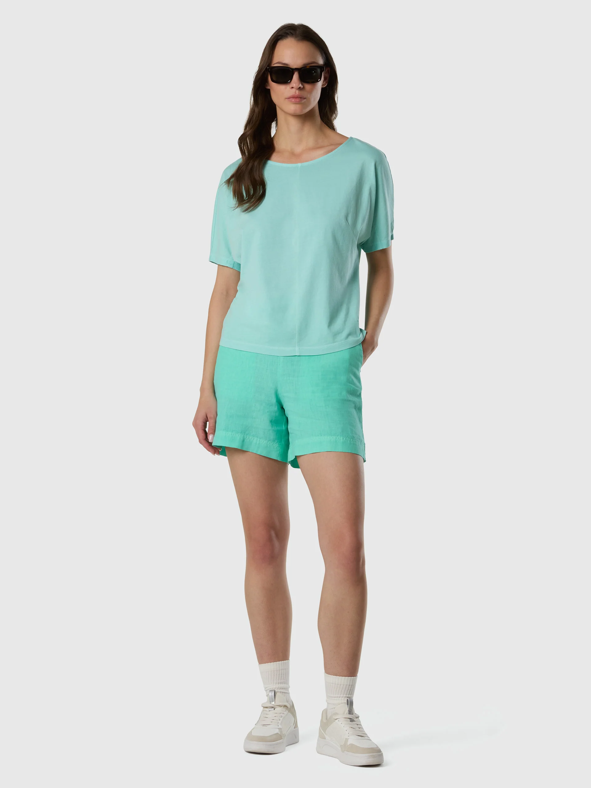 Slub jersey kimono T-shirt - Image 11