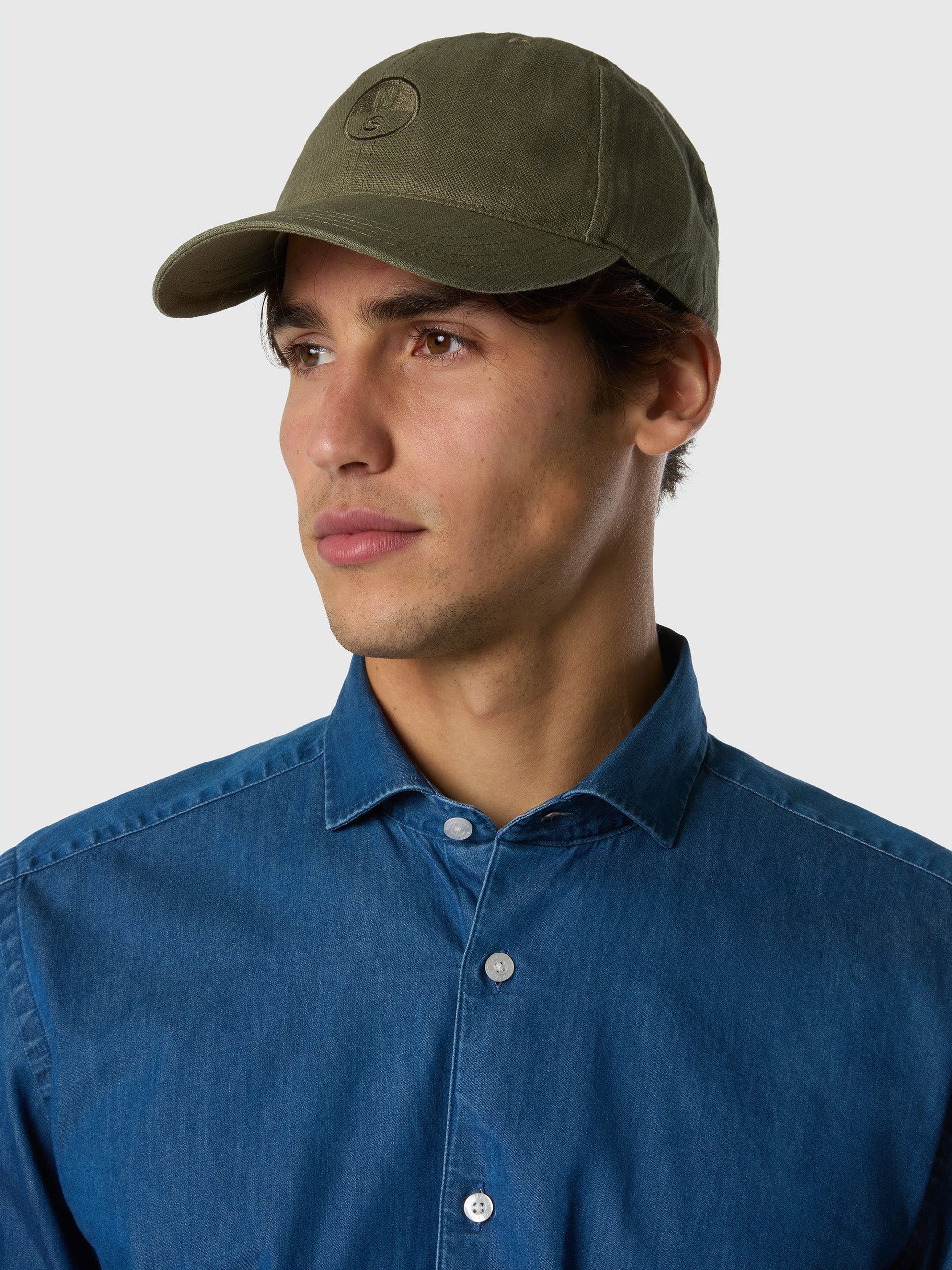 Linen baseball cap - Image 4