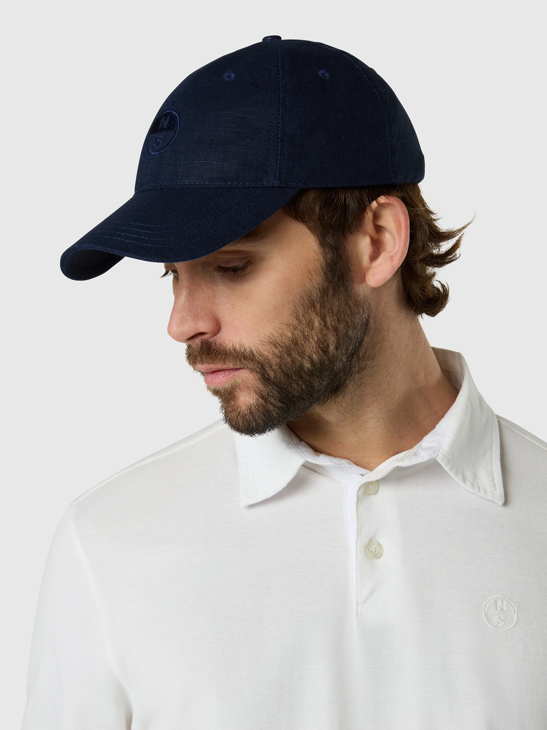 Linen baseball cap - Image 7