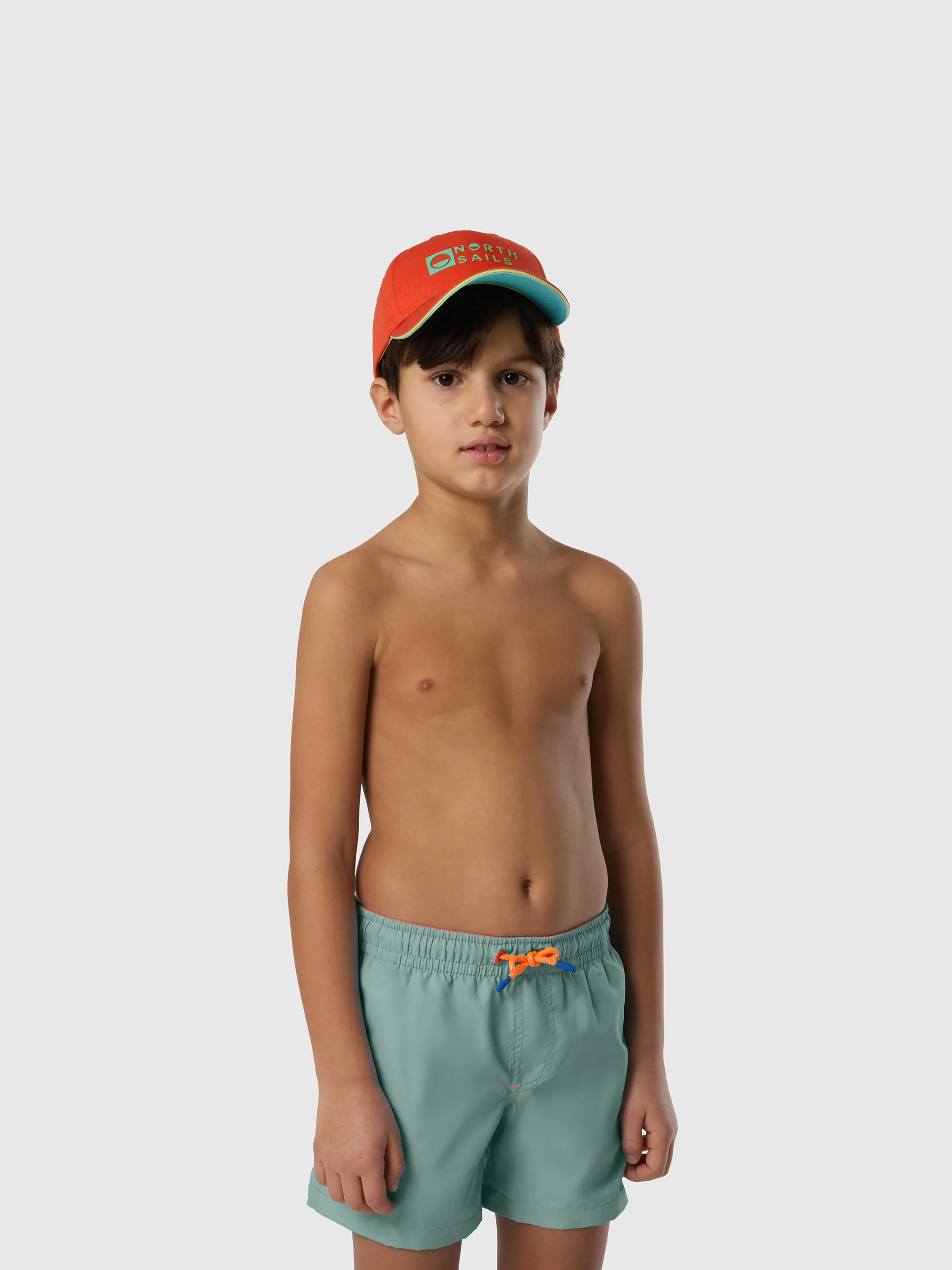 Swim shorts with magic print