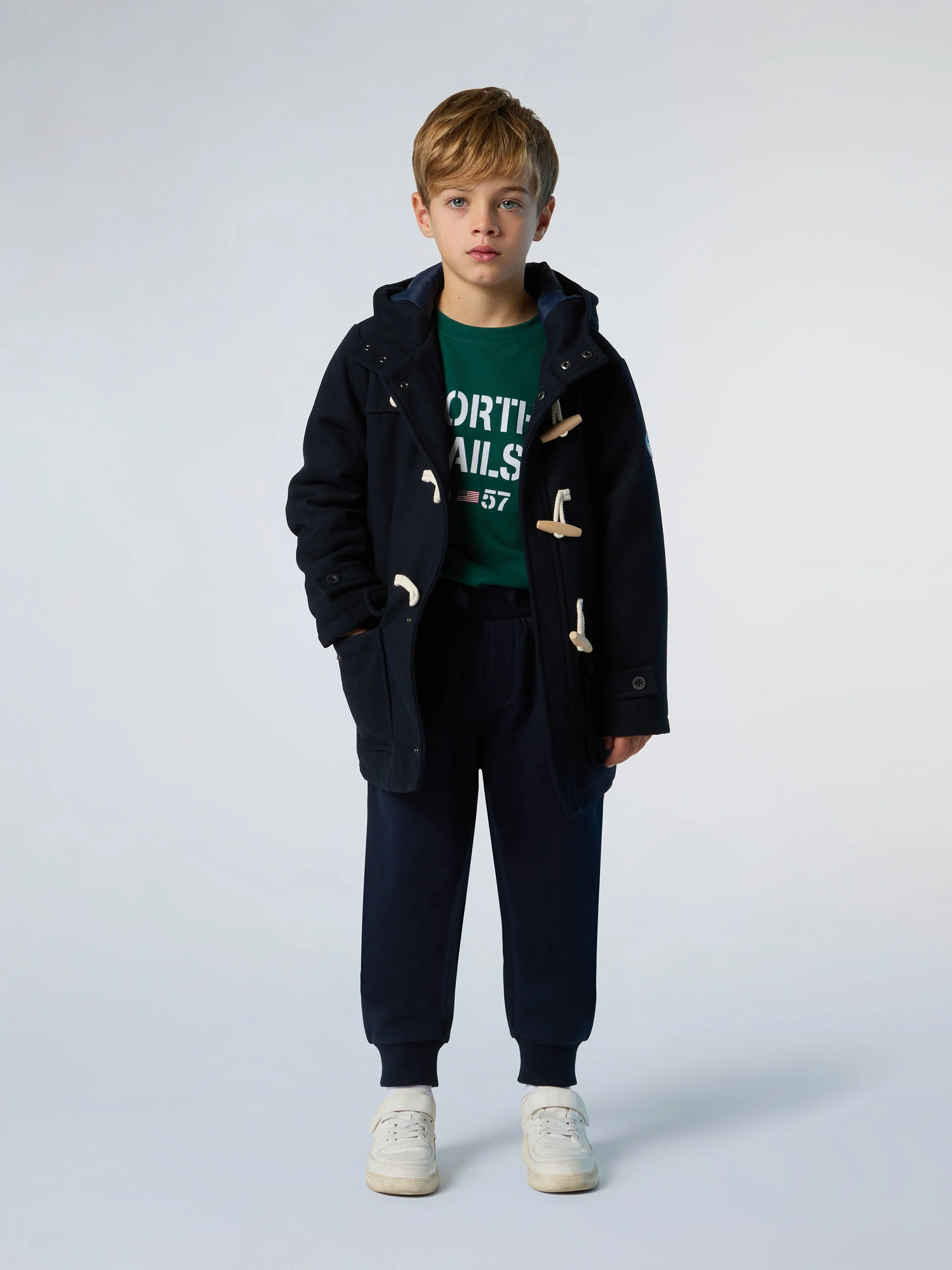 Wool blend duffle coat - Image 4
