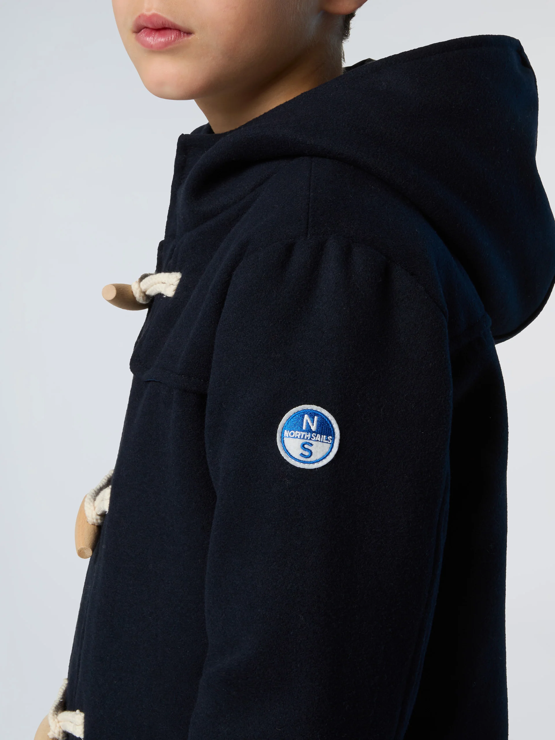 Wool blend duffle coat - Image 6