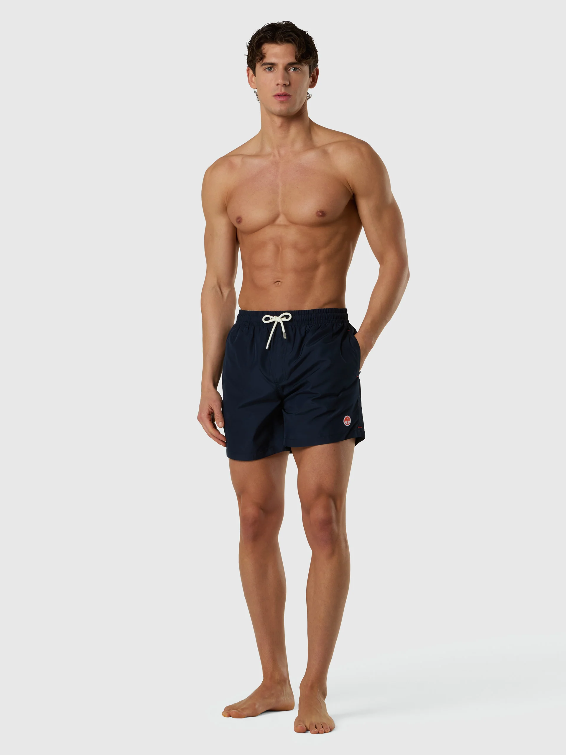 Packable peachskin swim shorts - Image 26
