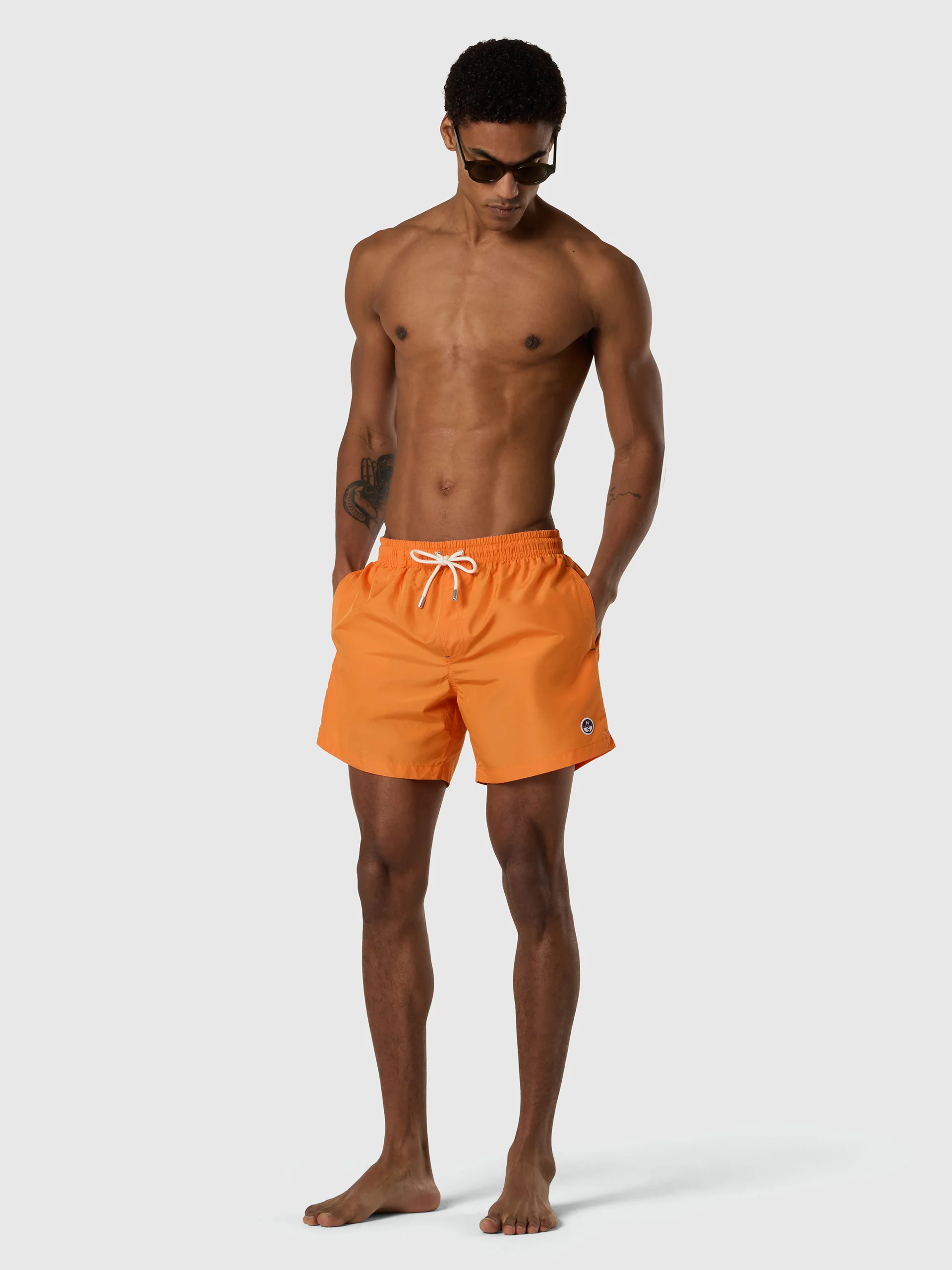 Packable peachskin swim shorts - Image 5