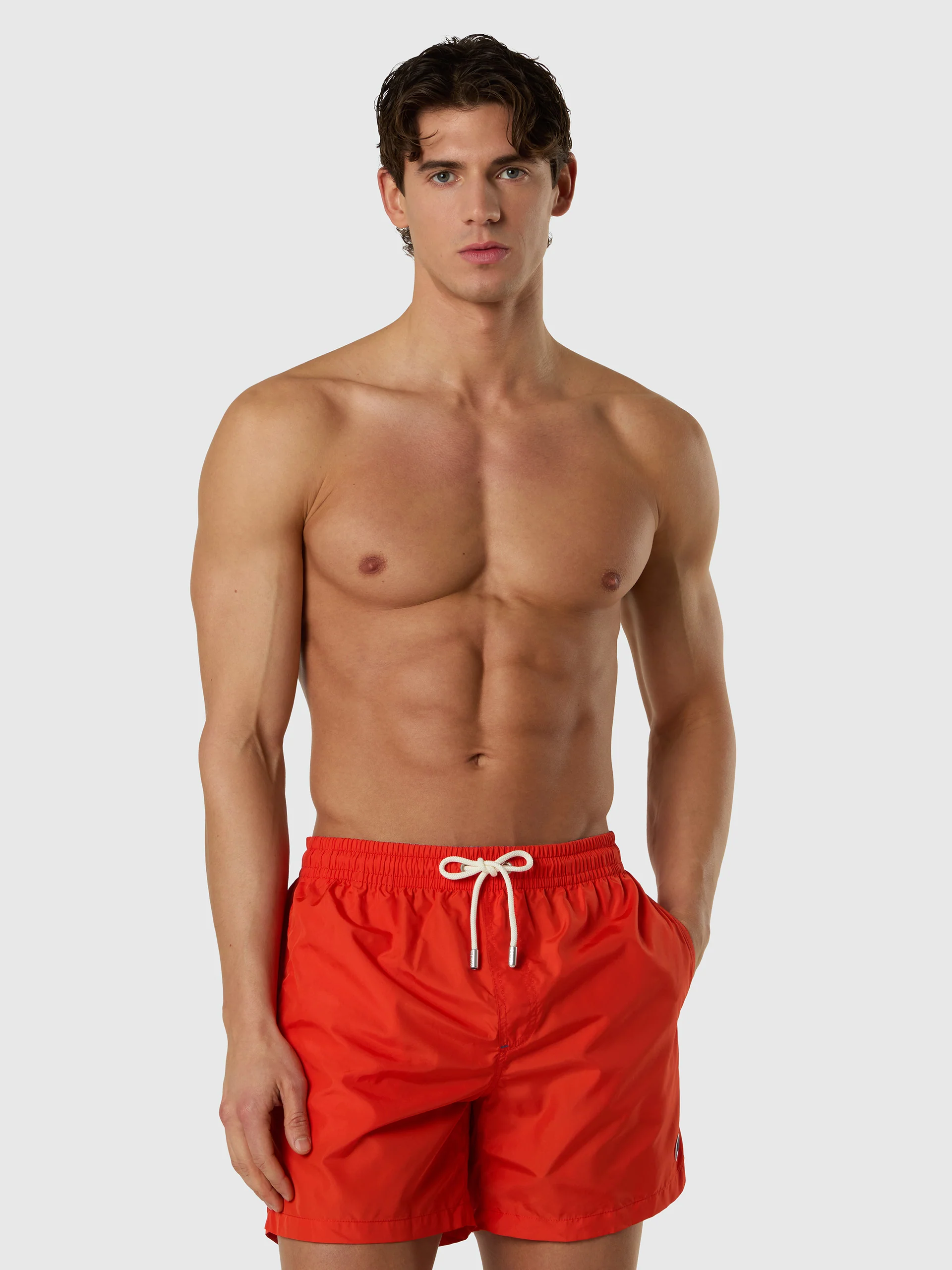 Packable peachskin swim shorts - Image 8