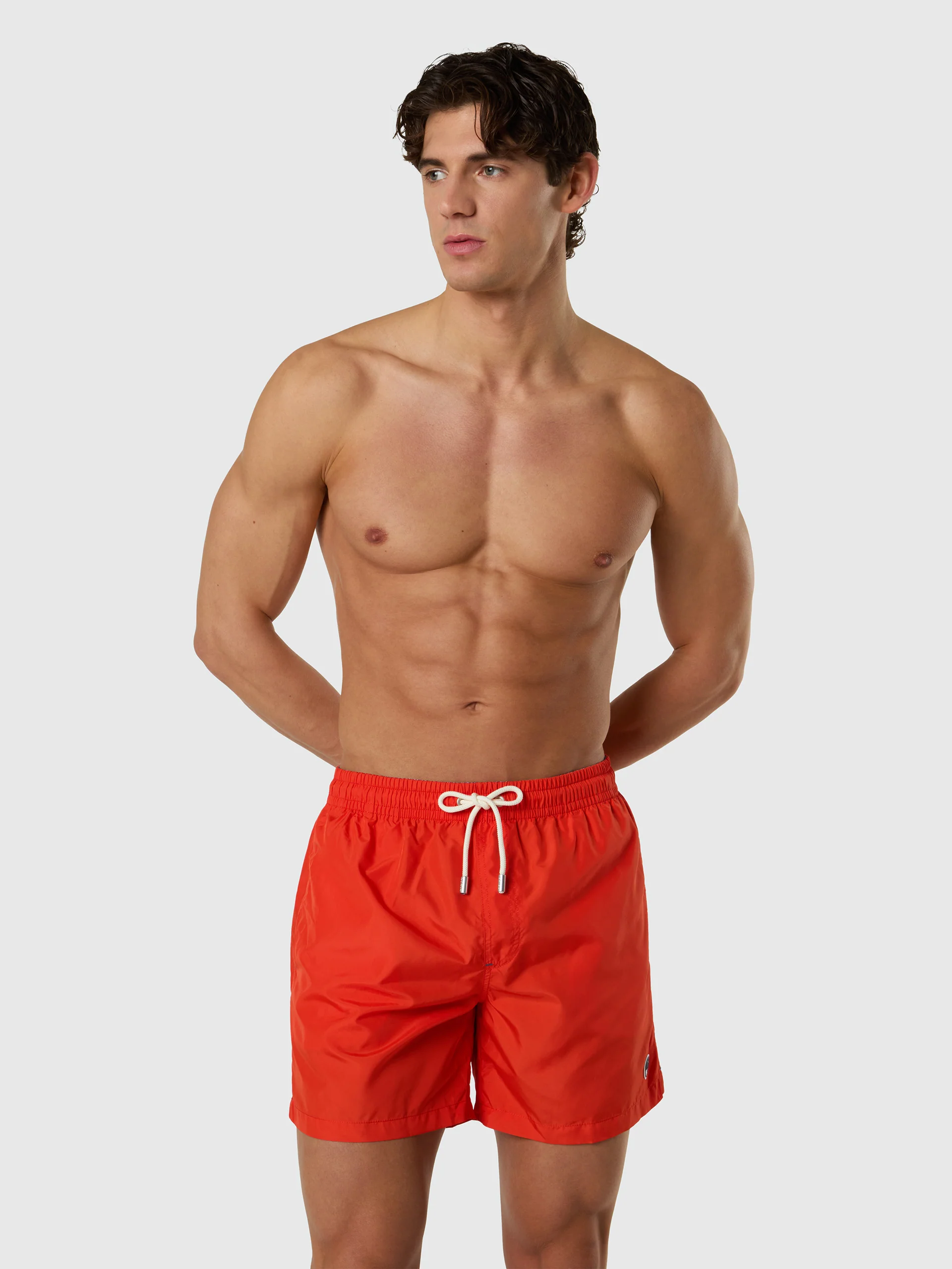 Packable peachskin swim shorts - Image 9
