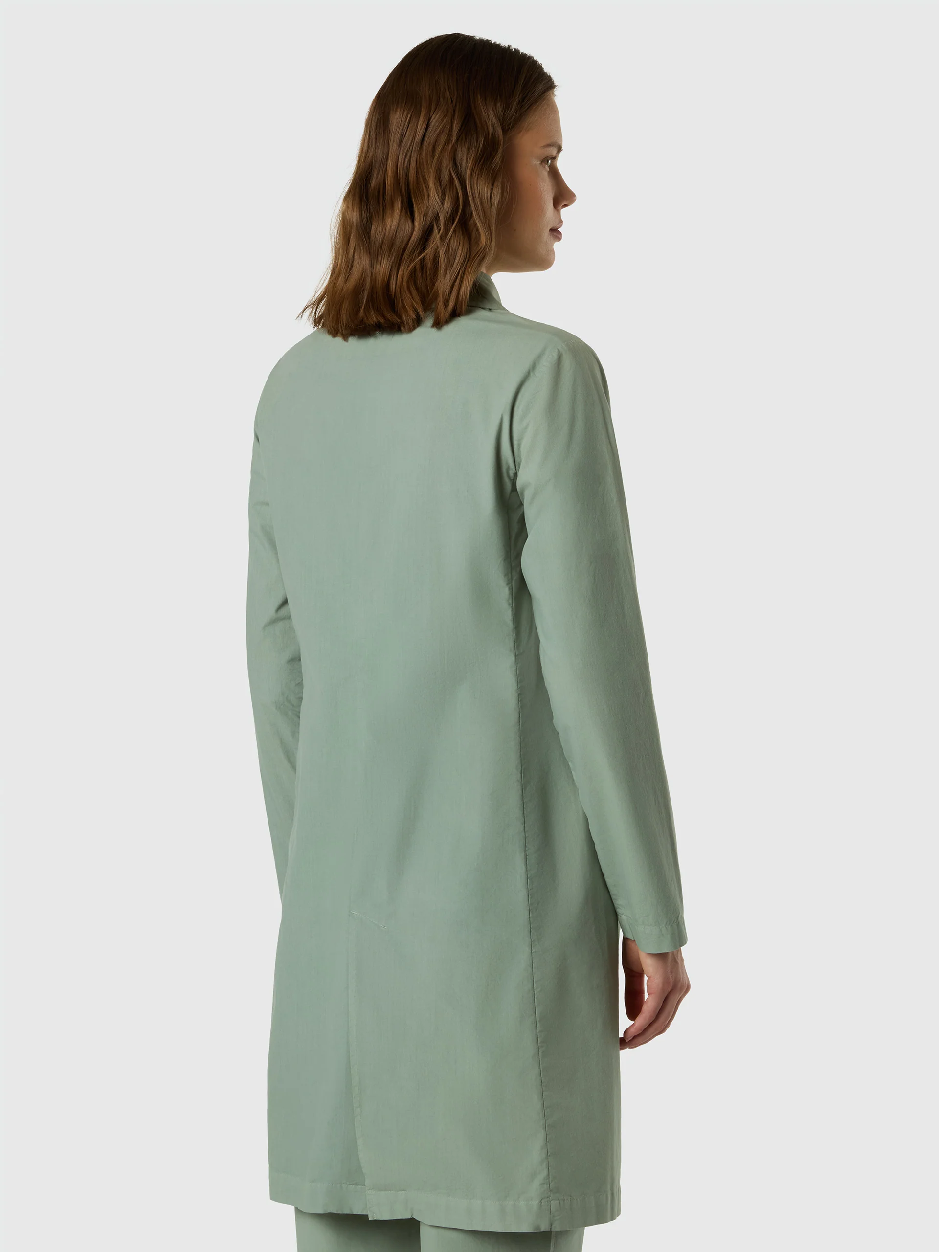 Peachskin trench jacket - Image 4