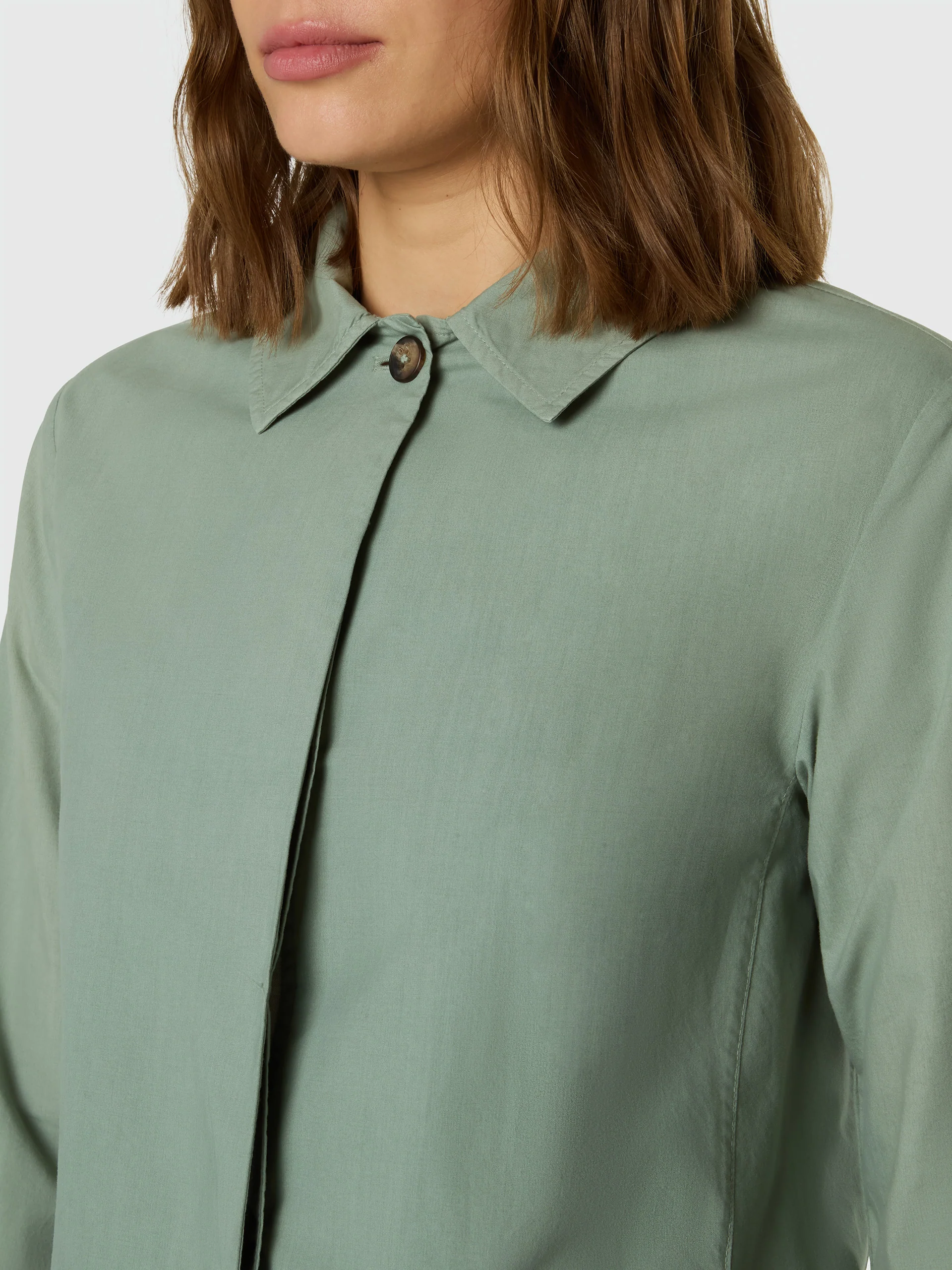 Peachskin trench jacket - Image 6