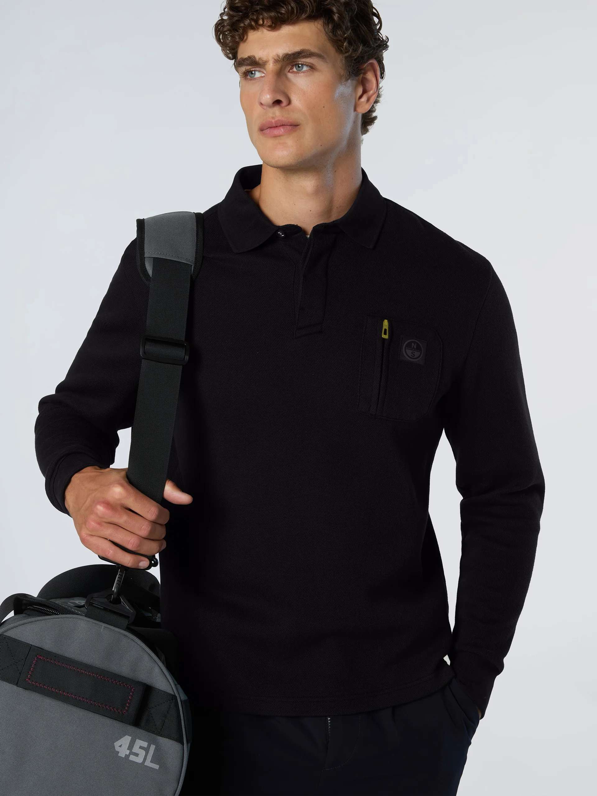 Polo shirt with chest pocket - Image 21