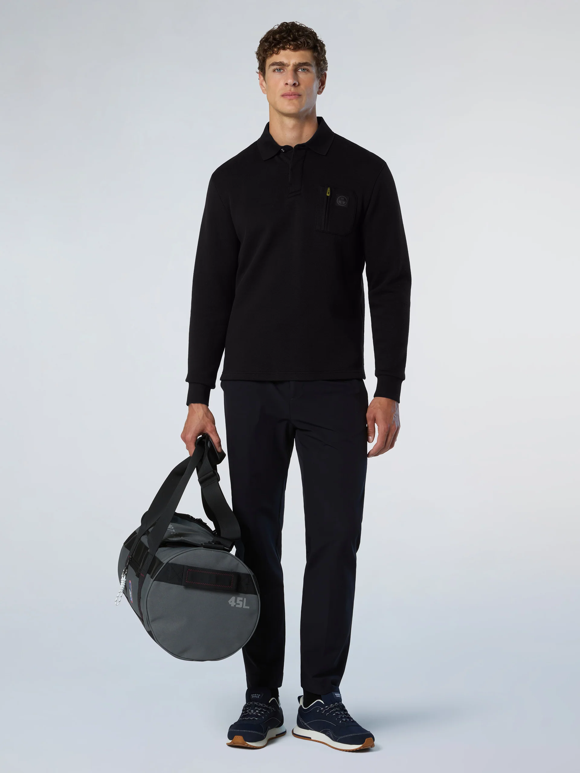 Polo shirt with chest pocket - Image 24