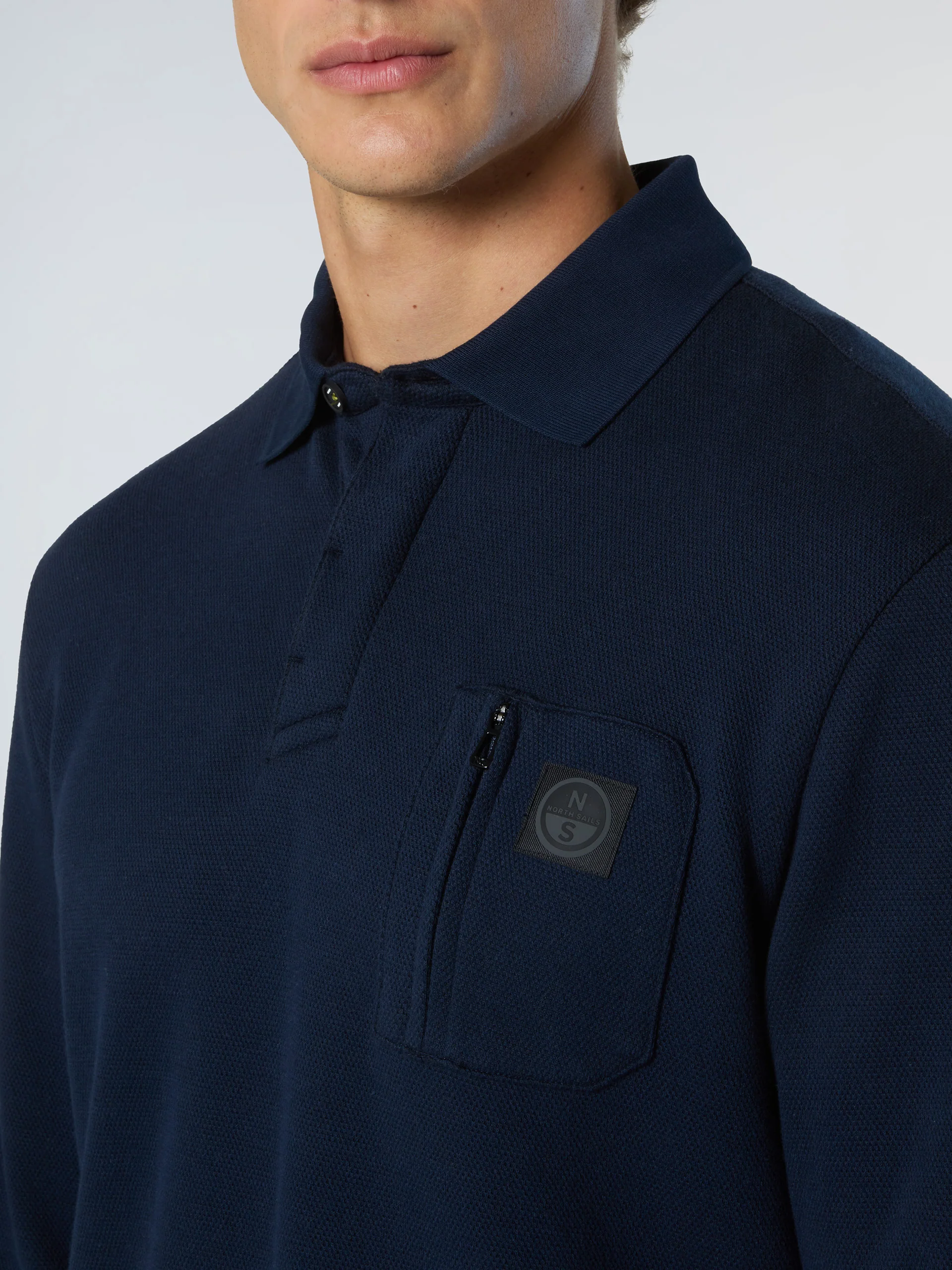 Polo shirt with chest pocket - Image 6
