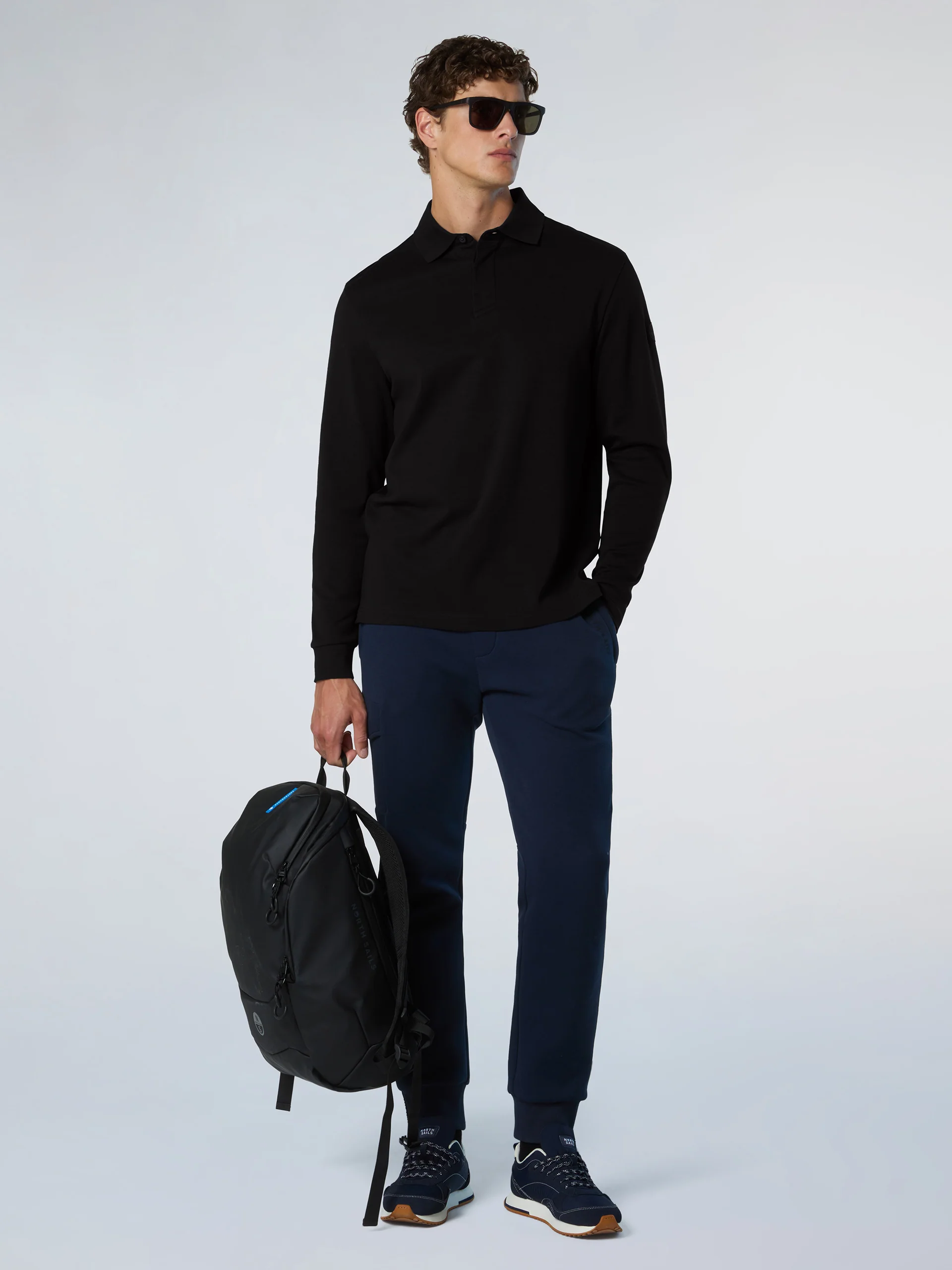 Interlock long-sleeved polo shirt - Image 20