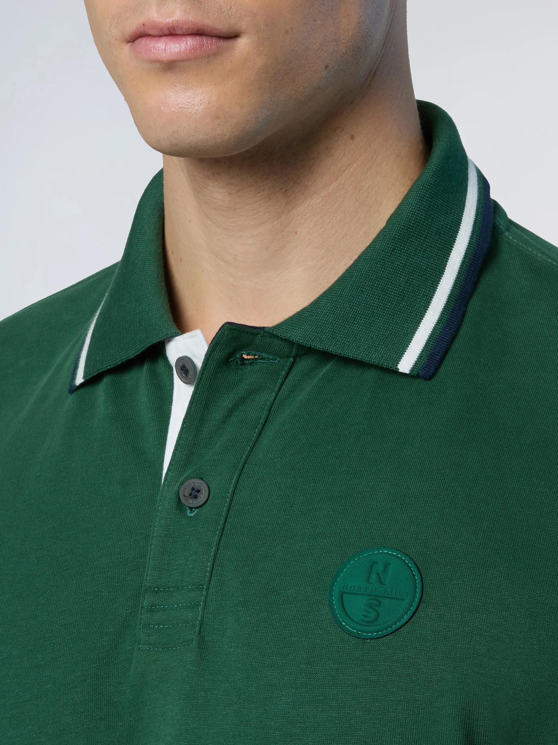 Polo shirt with elbow patches - Image 13