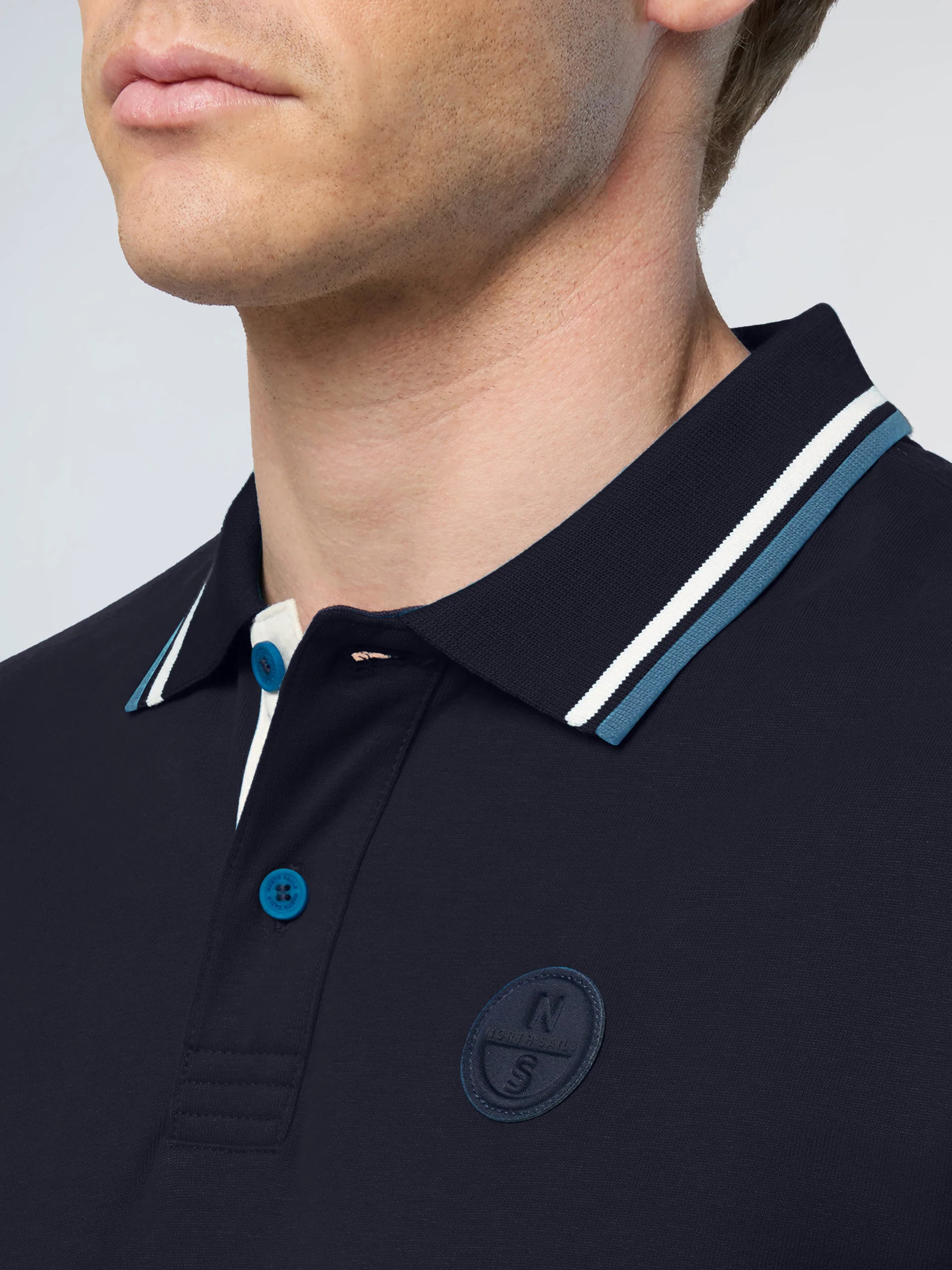 Polo shirt with elbow patches - Image 16