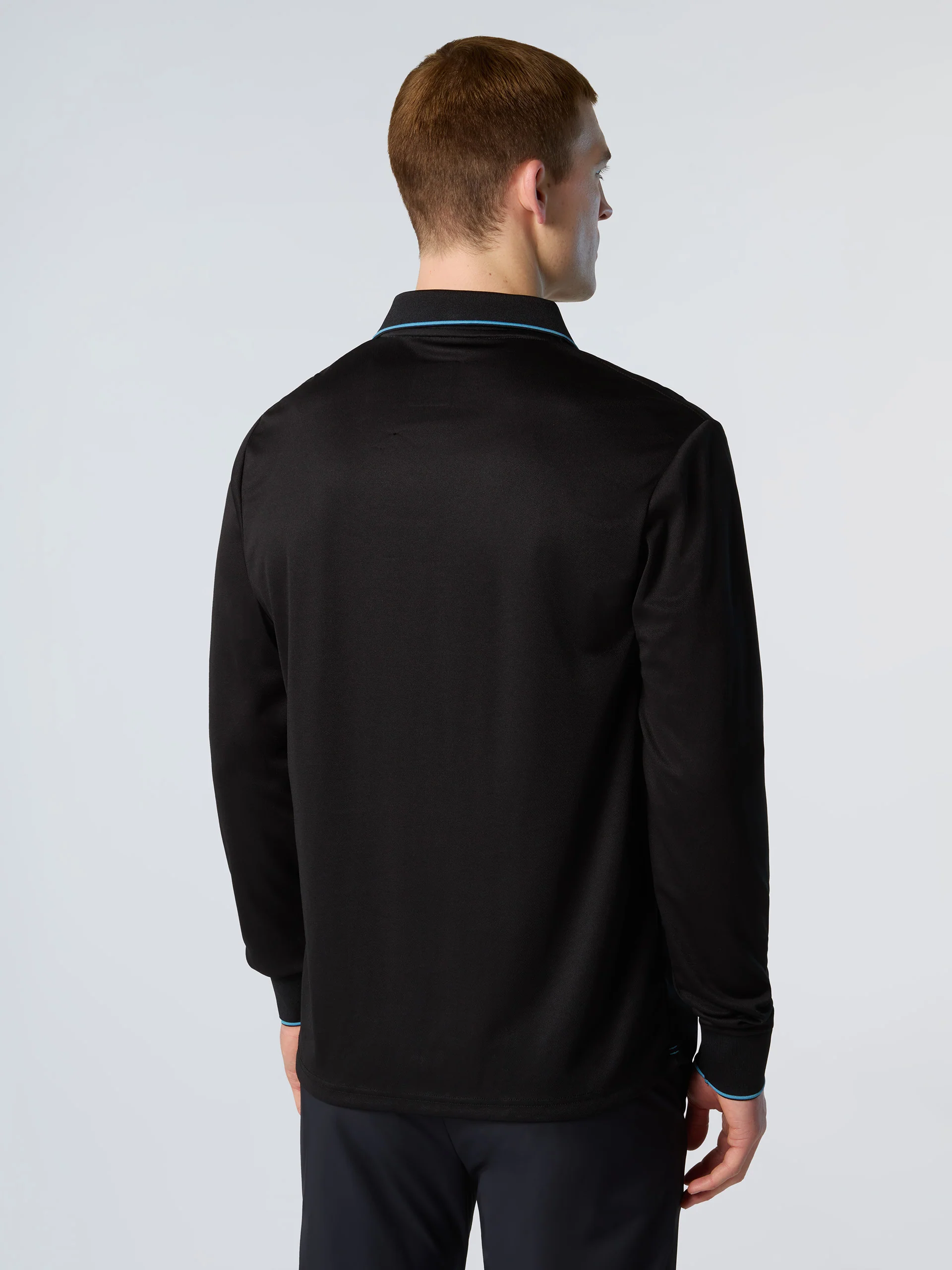 Coolmax piqué long-sleeved polo shirt - Image 10