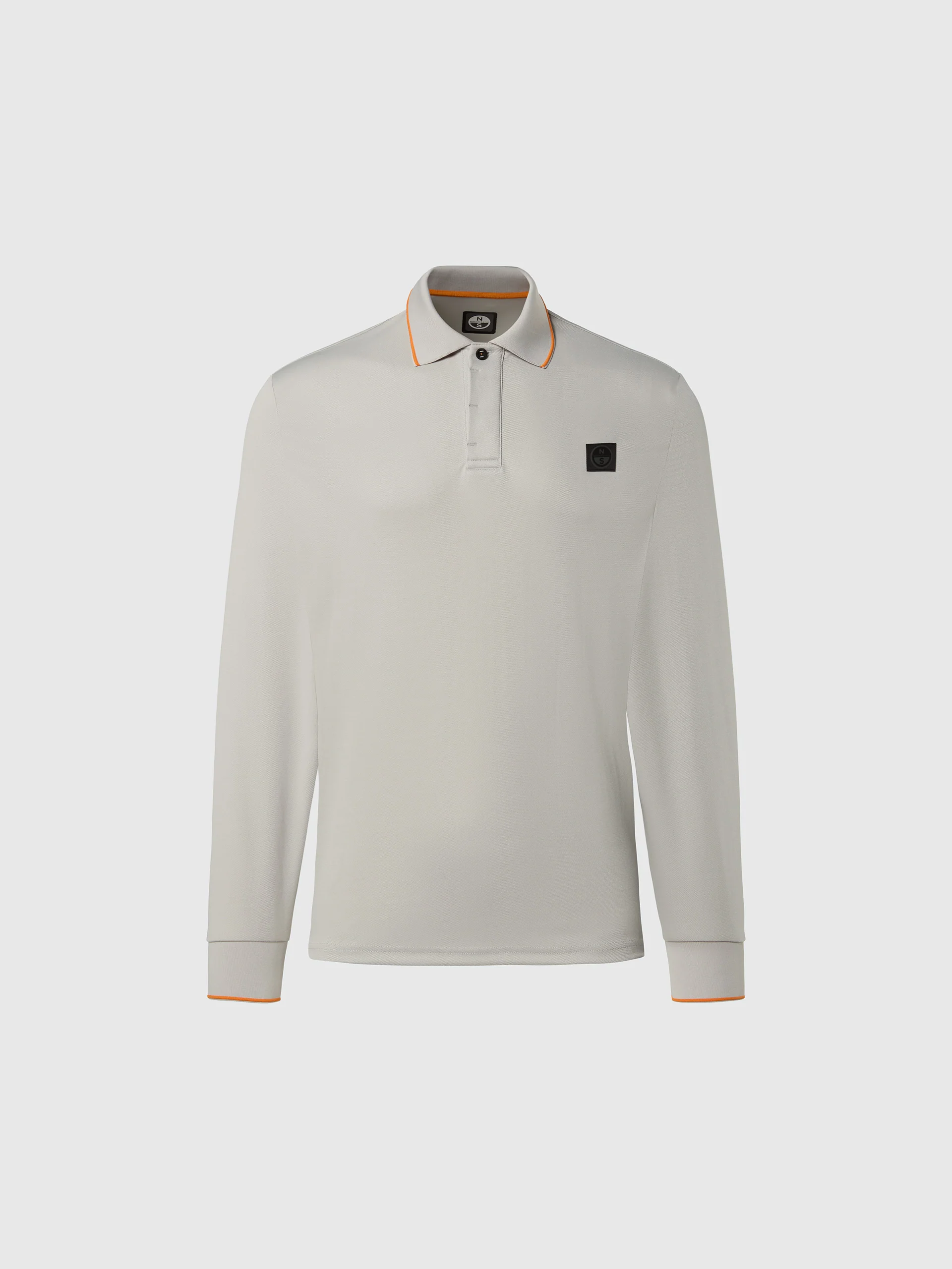 Coolmax piqué long-sleeved polo shirt - Image 3