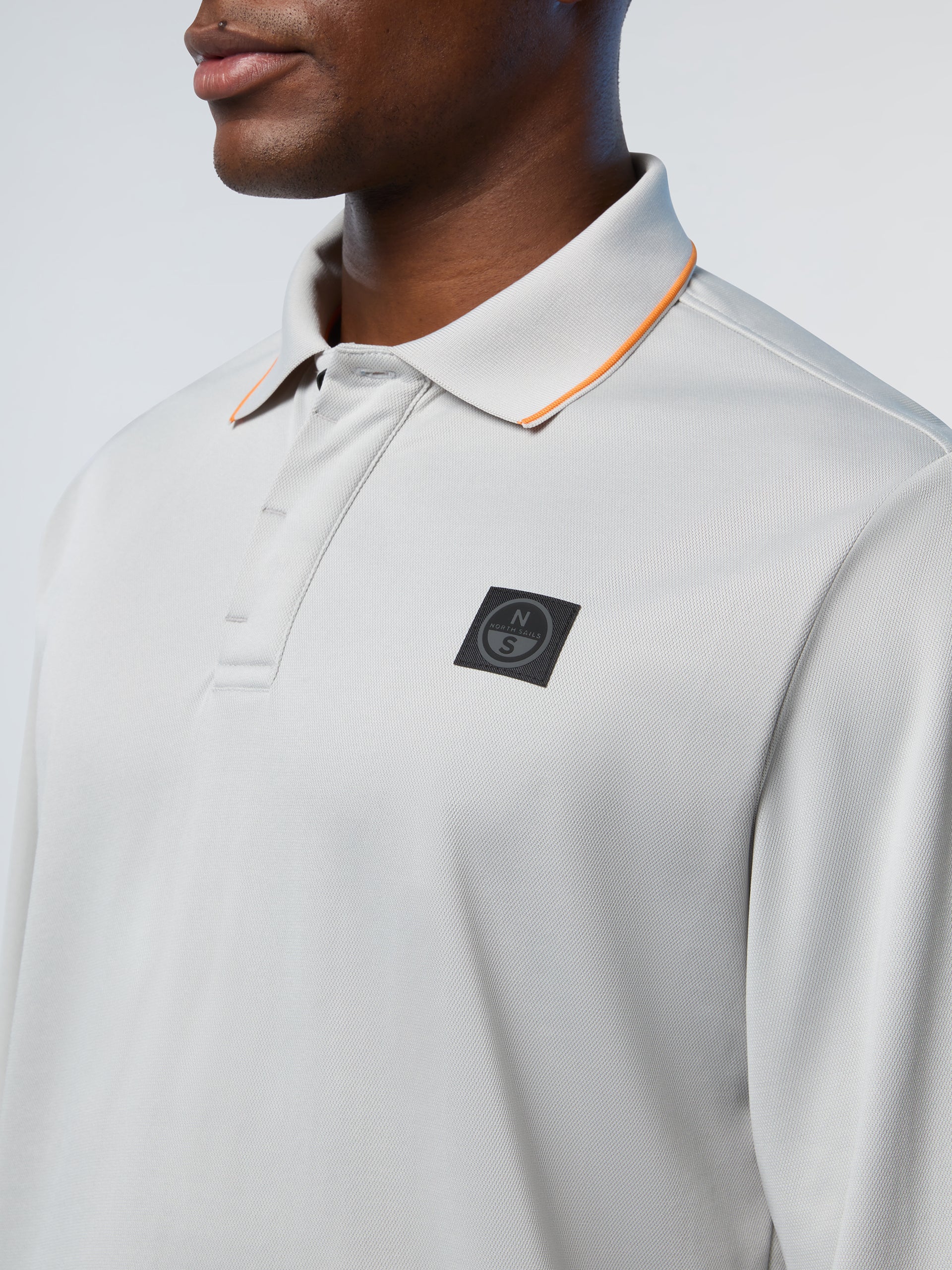 Coolmax piqué long-sleeved polo shirt - Image 6