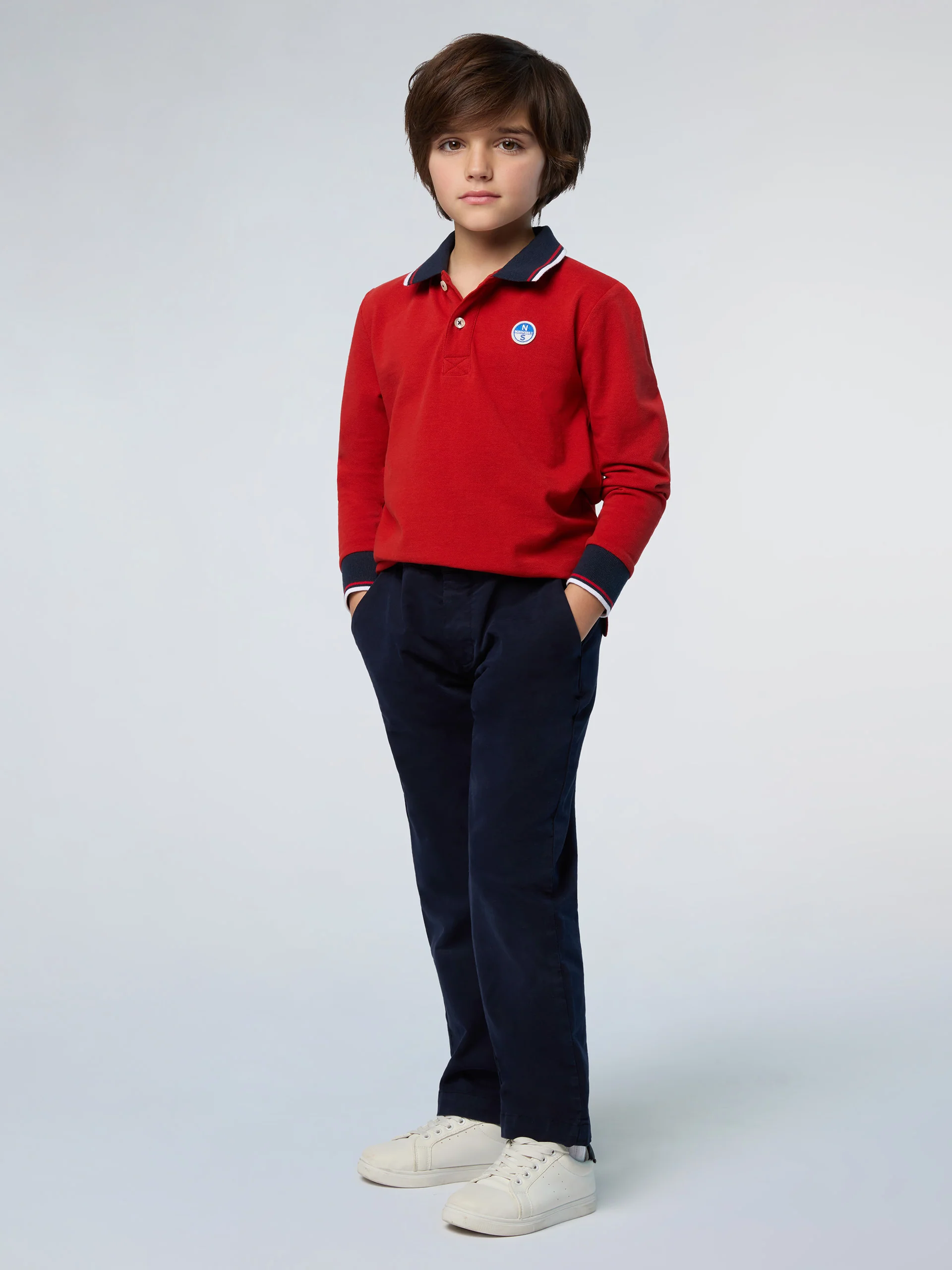 Polo shirt with collar lettering - Image 12