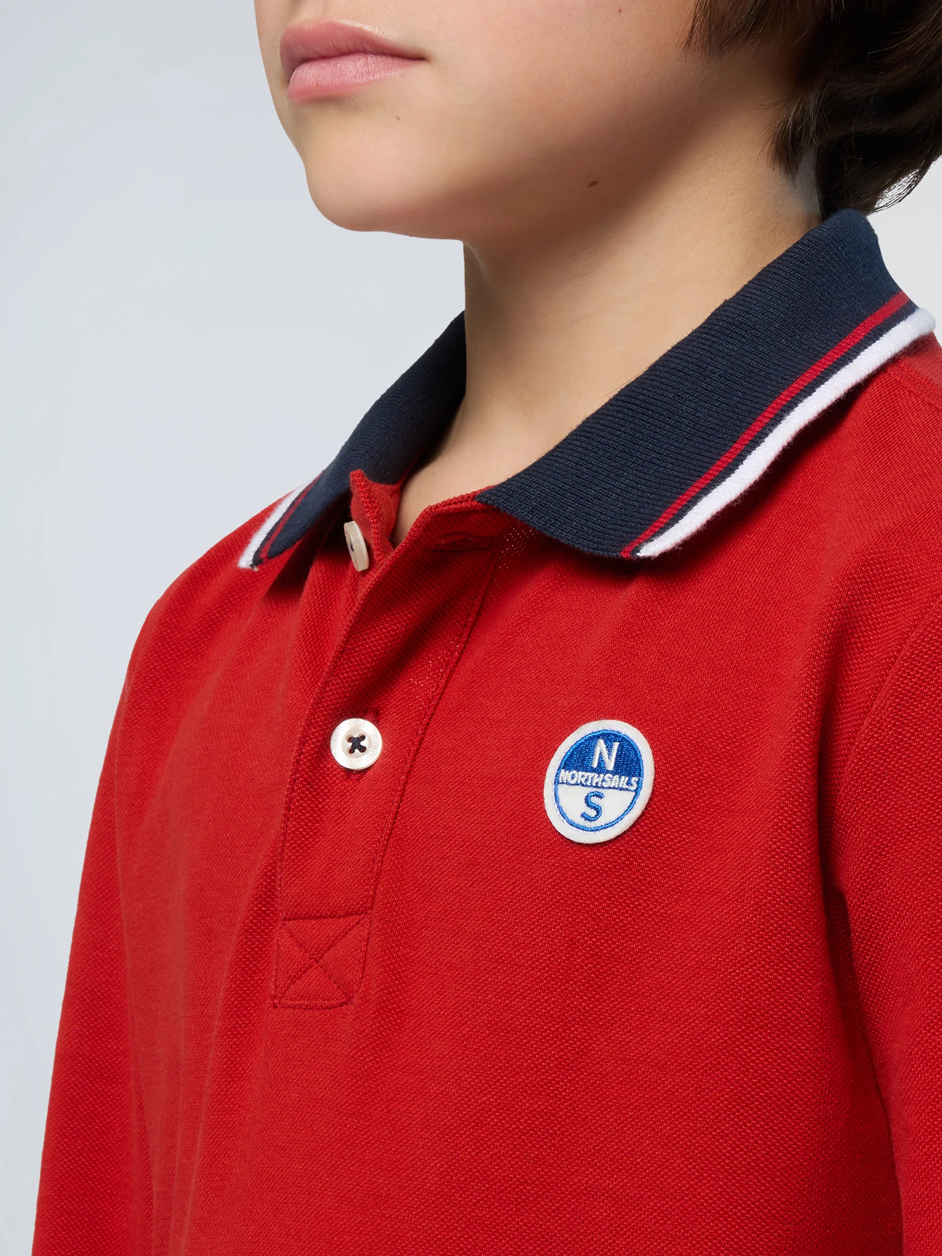Polo shirt with collar lettering - Image 13
