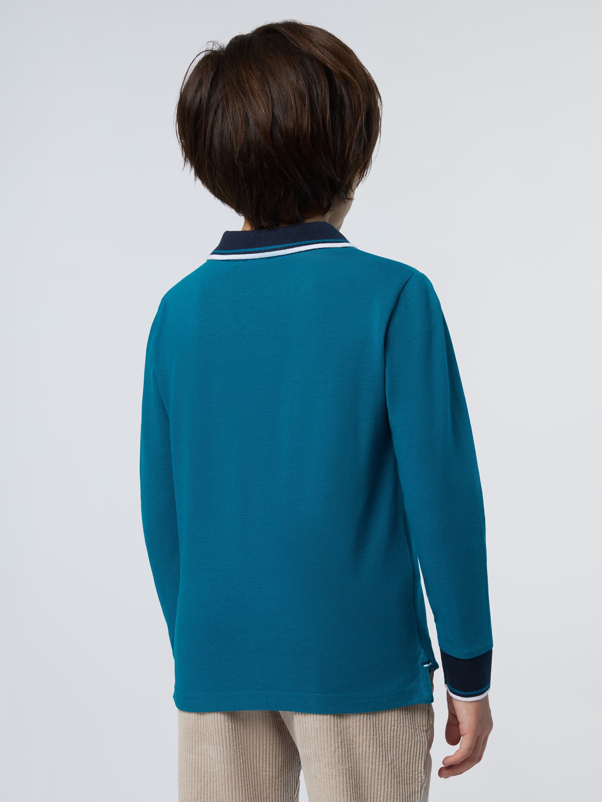 Polo shirt with collar lettering - Image 18