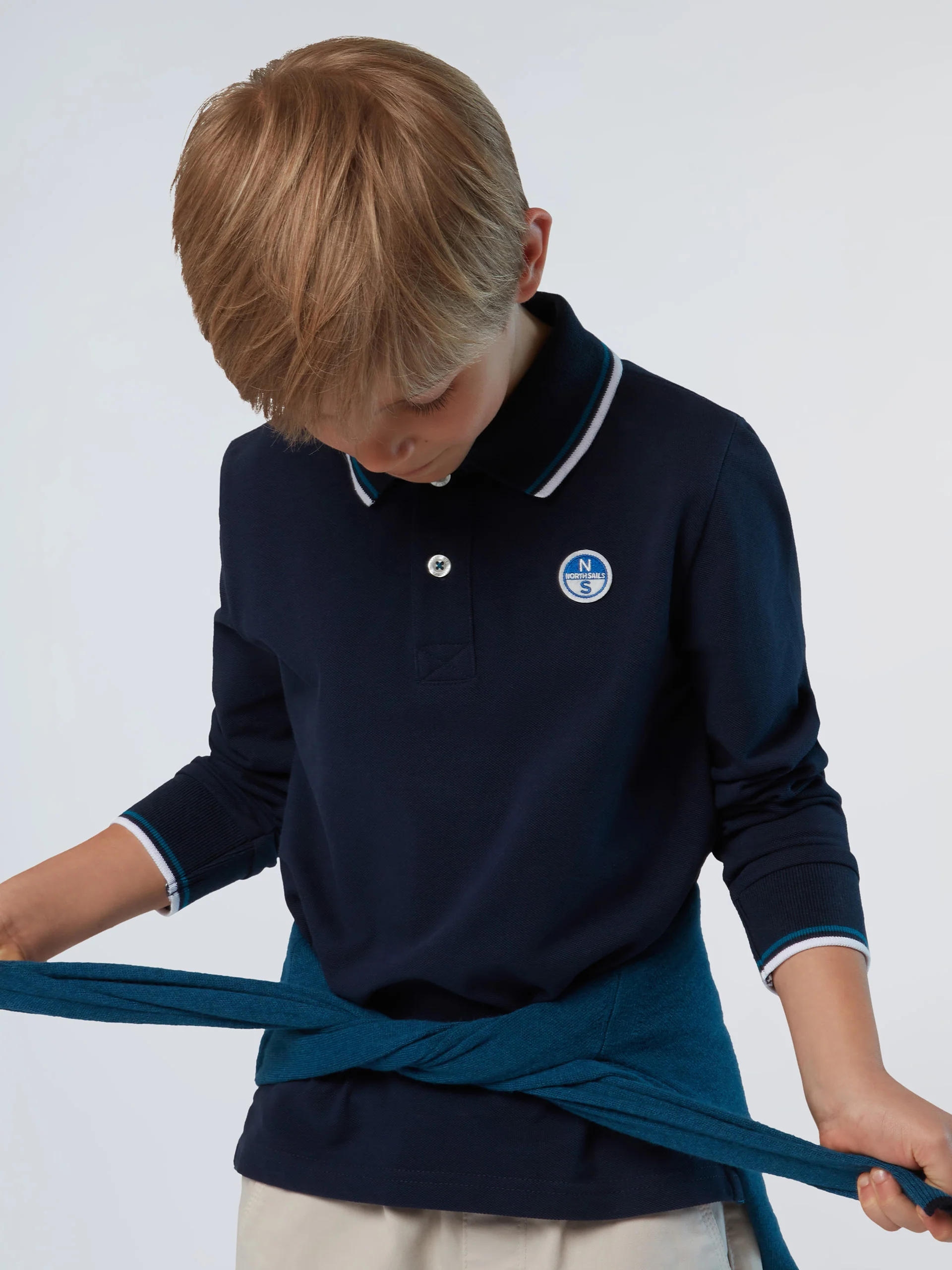Polo shirt with collar lettering - Image 30
