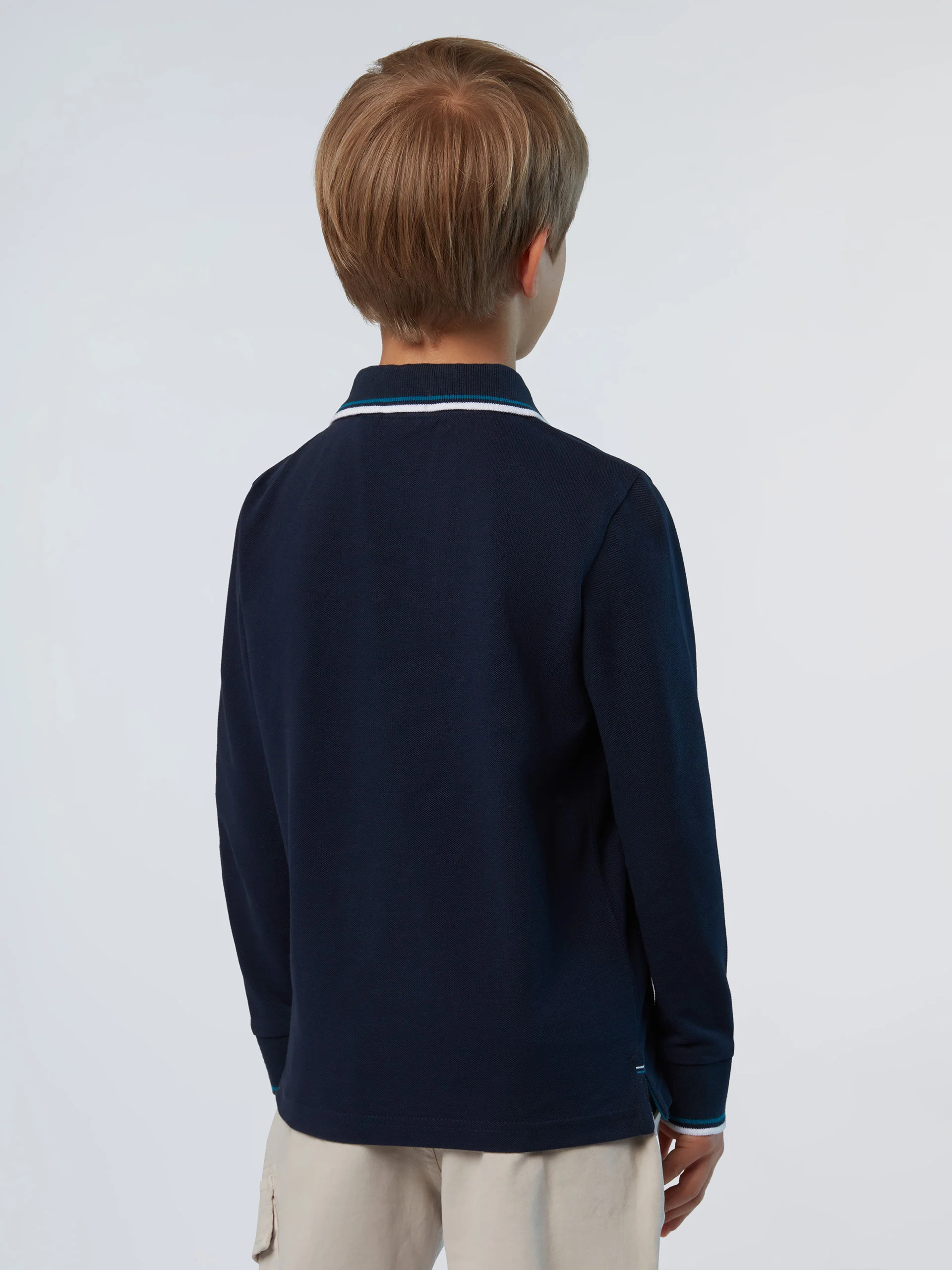 Polo shirt with collar lettering - Image 32