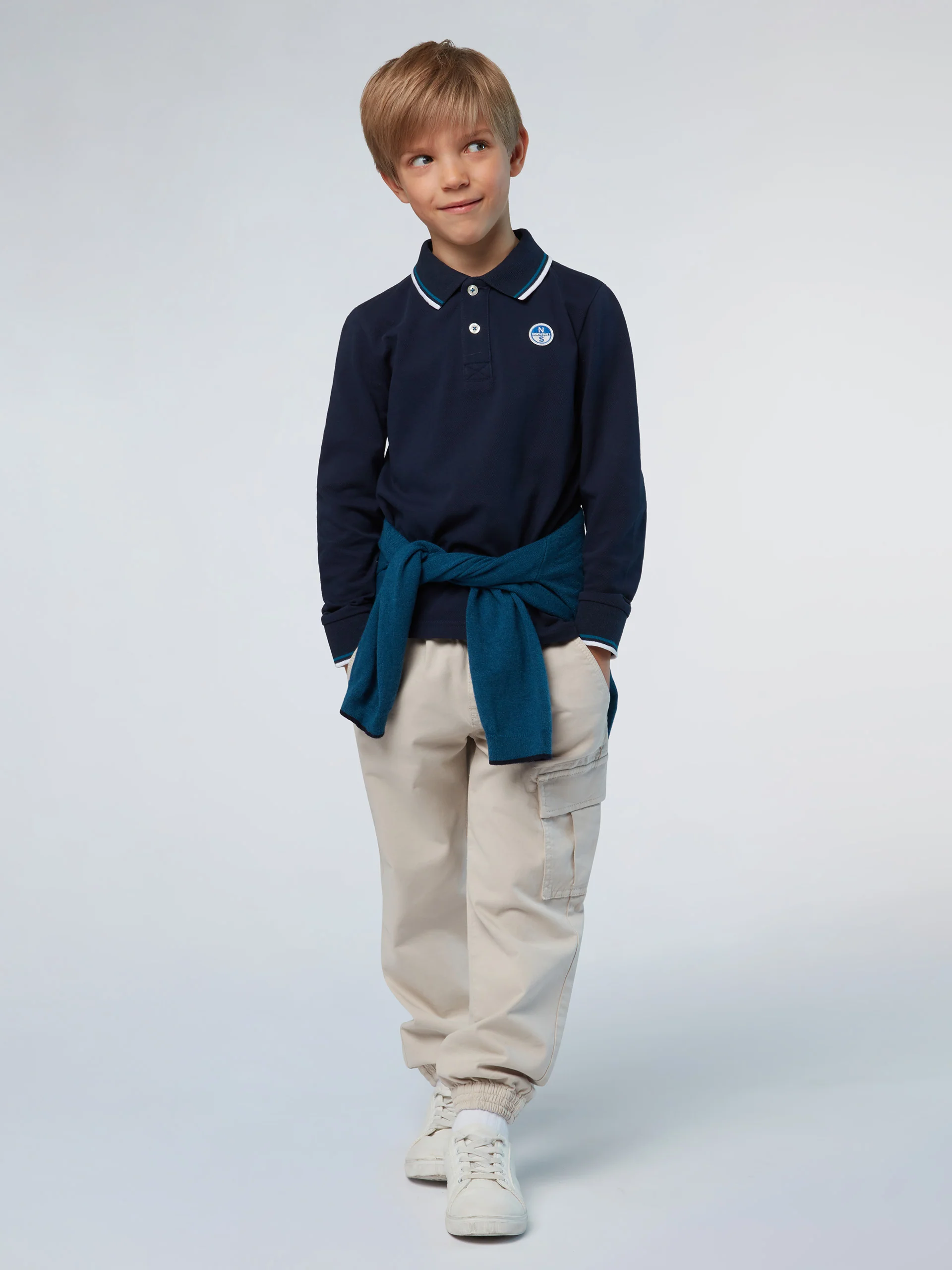 Polo shirt with collar lettering - Image 33
