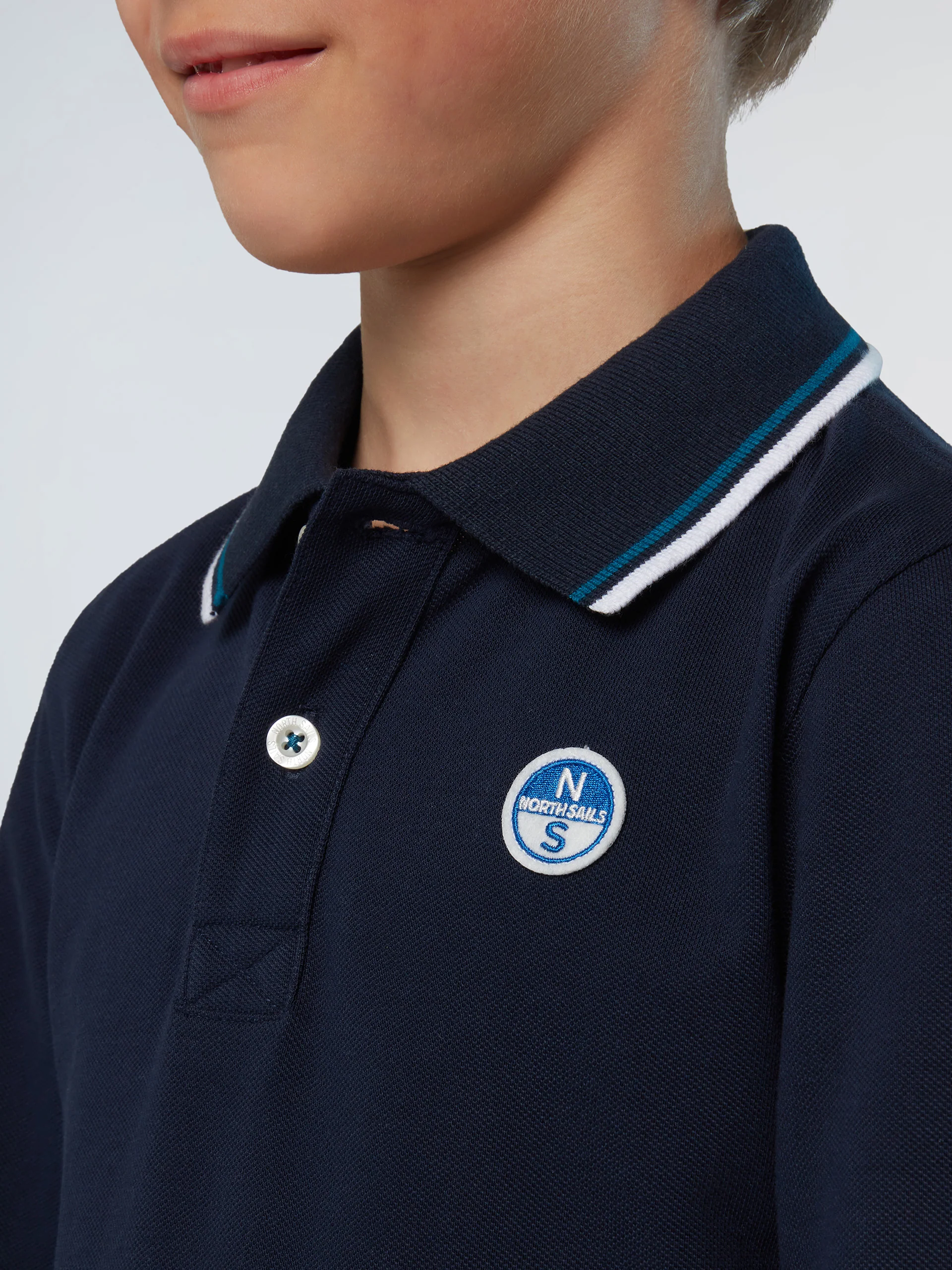 Polo shirt with collar lettering - Image 34